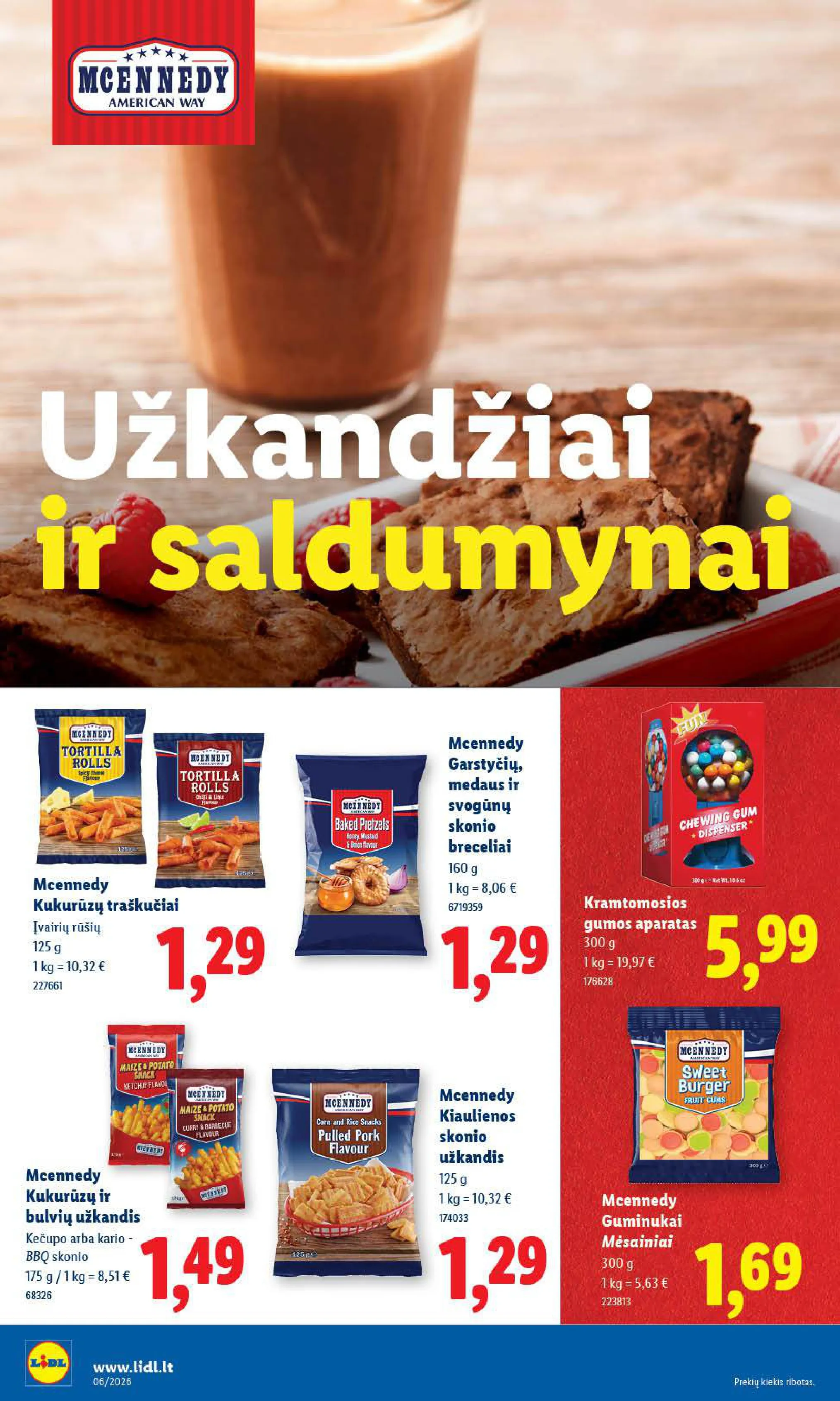 LIDL akcijų ir nuolaidų leidinys Nr. 6 nuo 2026.02.02 iki 2026.02.08 - 12