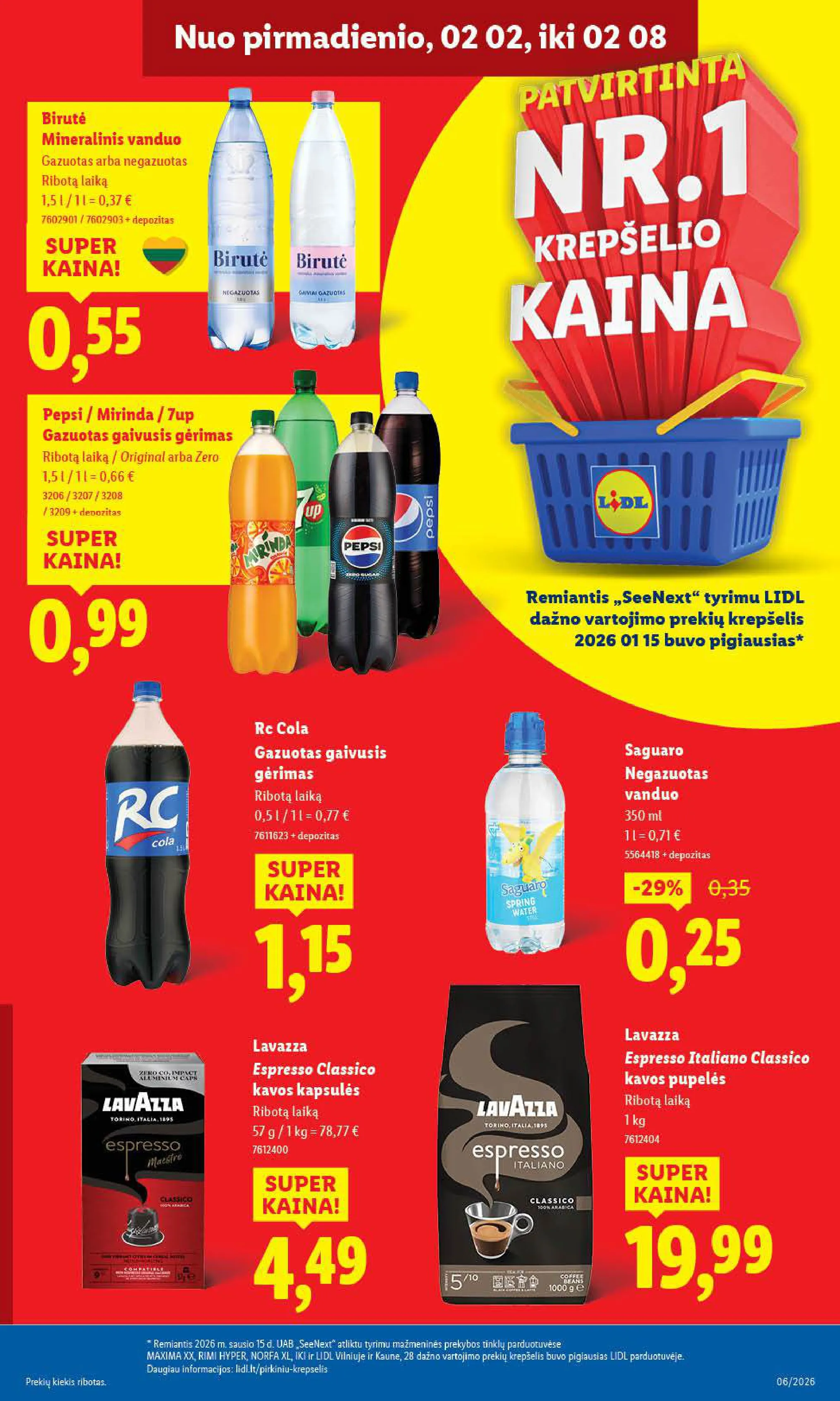 LIDL akcijų ir nuolaidų leidinys Nr. 6 nuo 2026.02.02 iki 2026.02.08 - 17