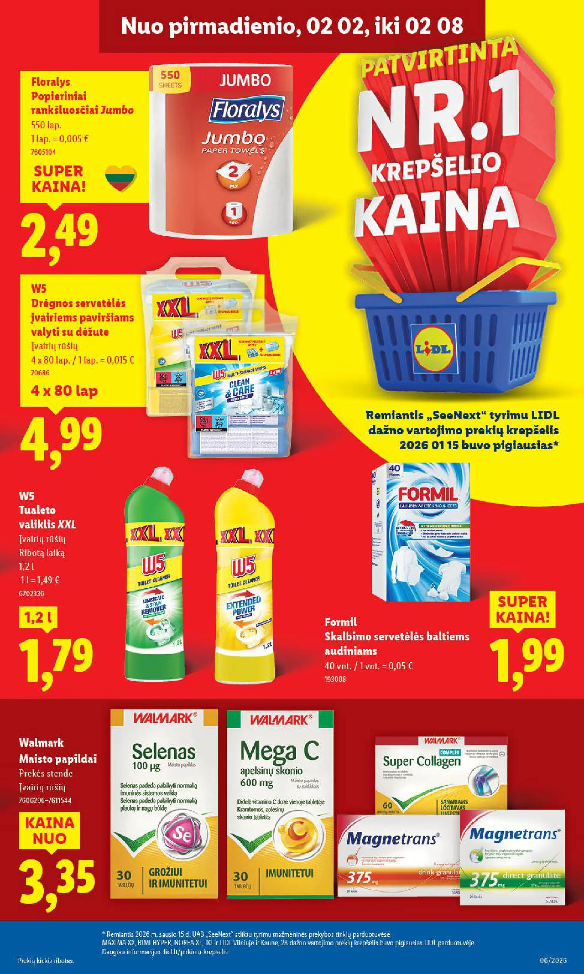 LIDL akcijų ir nuolaidų leidinys Nr. 6 nuo 2026.02.02 iki 2026.02.08 - 19