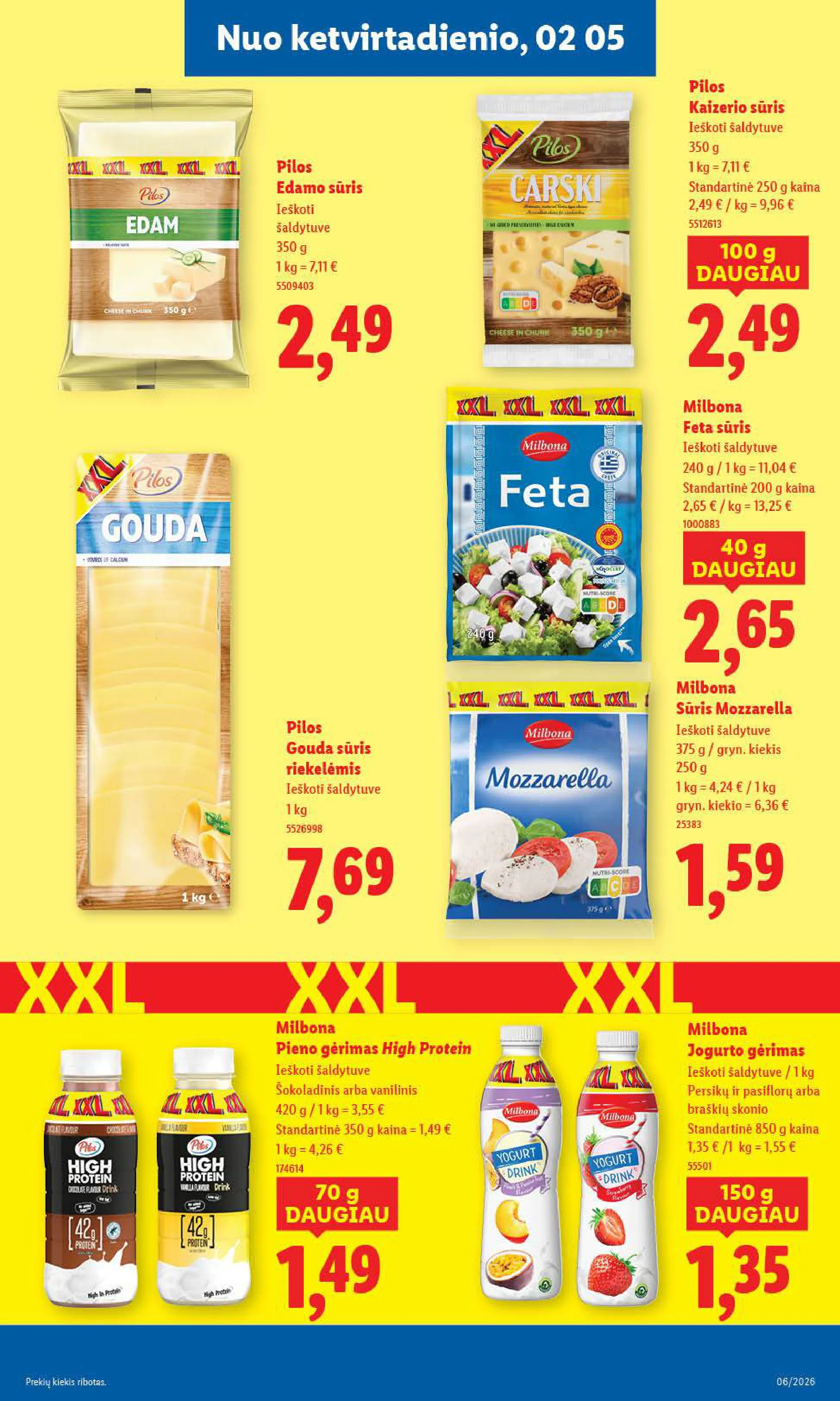 LIDL akcijų ir nuolaidų leidinys Nr. 6 nuo 2026.02.02 iki 2026.02.08 - 25