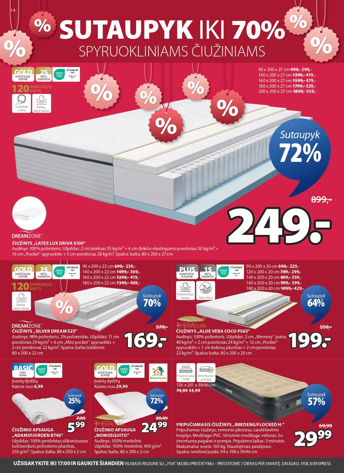JYSK akcijų ir nuolaidų leidinys nuo 2026.01.06 iki 2026.01.19