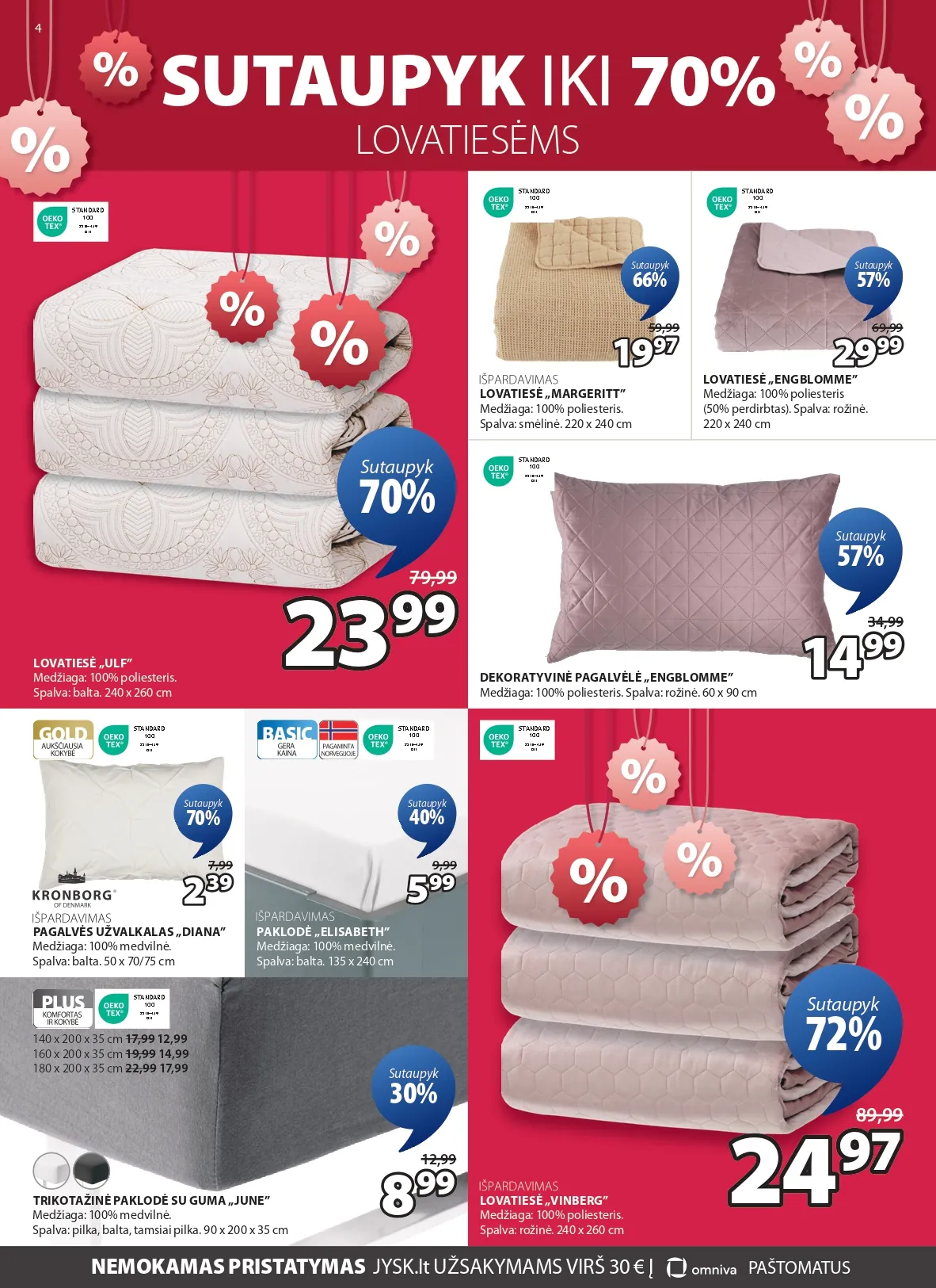 JYSK akcijų ir nuolaidų leidinys nuo 2026.01.06 iki 2026.01.19