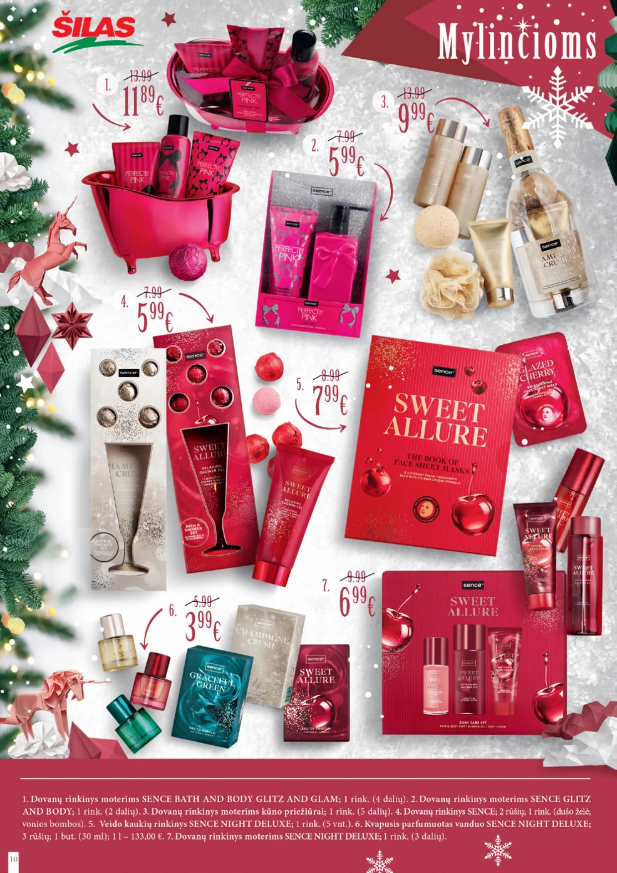 ŠILAS šventinis akcijų ir nuolaidų leidinys "Magiškos Kalėdos" nuo 2025.12.03 iki 2026.01.06 - 10