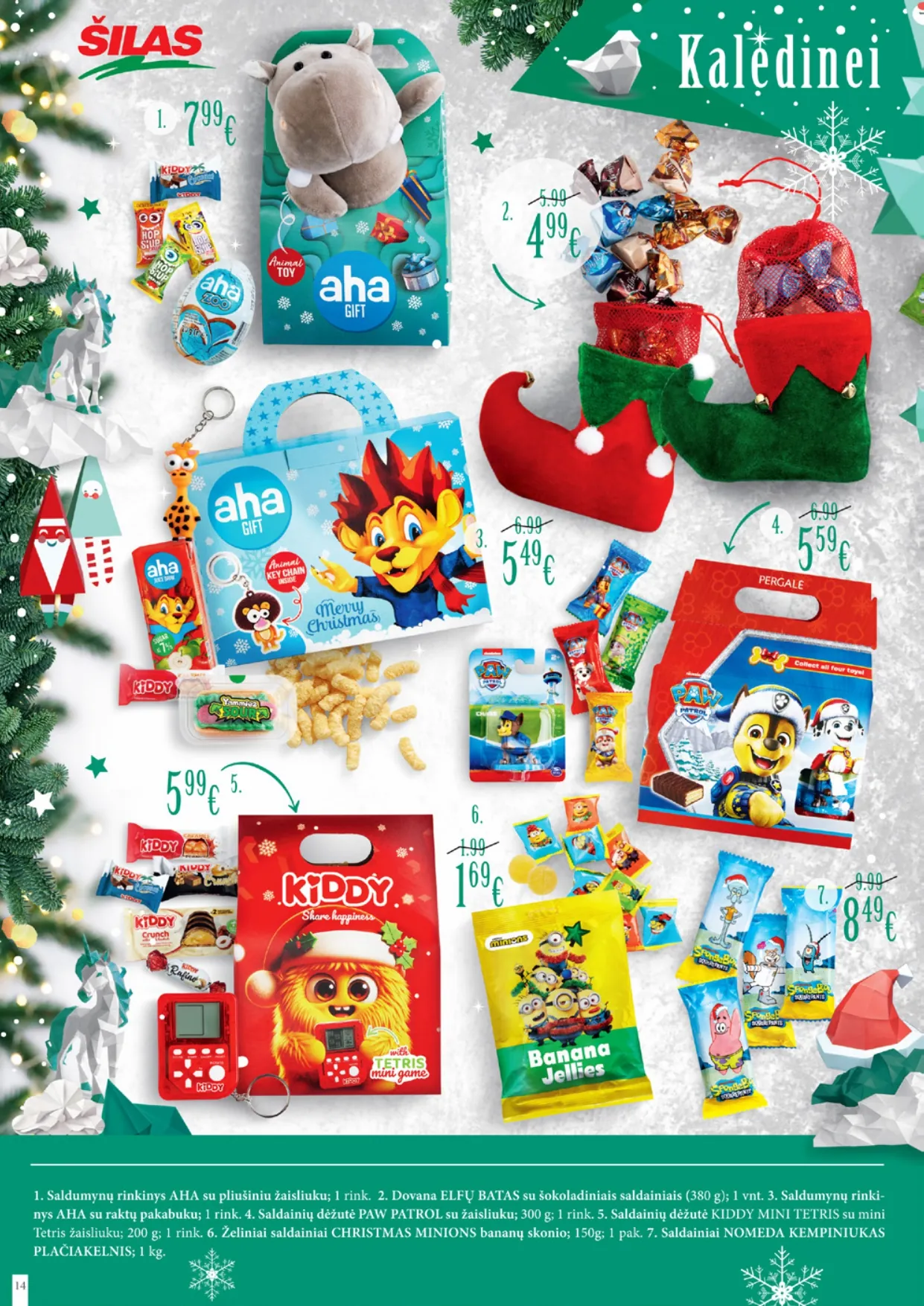 ŠILAS šventinis akcijų ir nuolaidų leidinys "Magiškos Kalėdos" nuo 2025.12.03 iki 2026.01.06 - 14