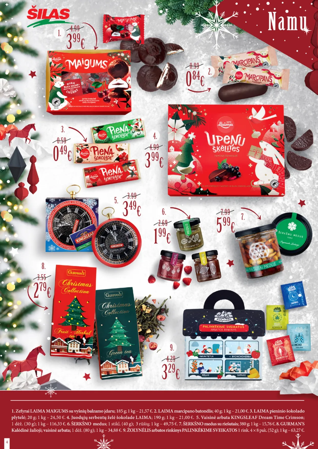 ŠILAS šventinis akcijų ir nuolaidų leidinys "Magiškos Kalėdos" nuo 2025.12.03 iki 2026.01.06 - 4
