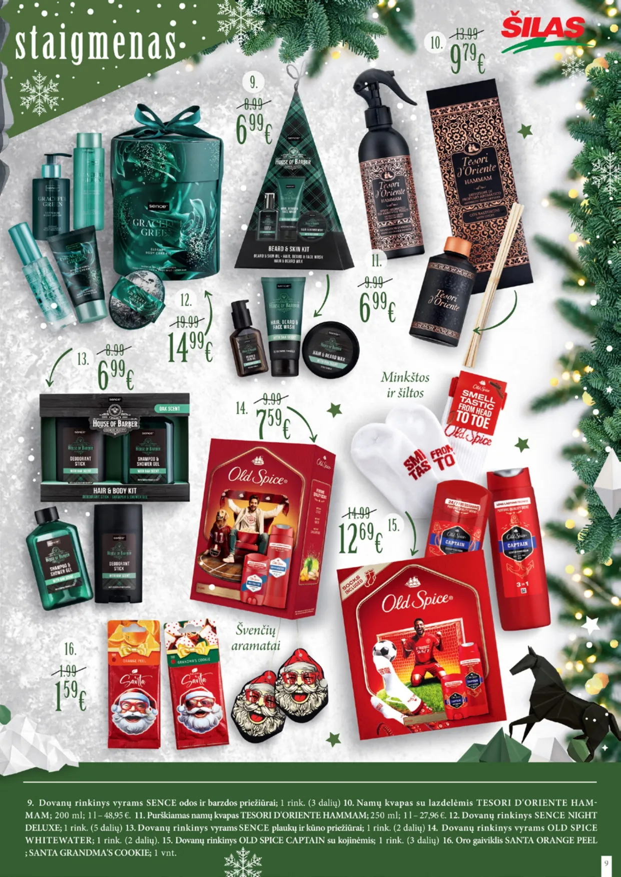 ŠILAS šventinis akcijų ir nuolaidų leidinys "Magiškos Kalėdos" nuo 2025.12.03 iki 2026.01.06 - 9