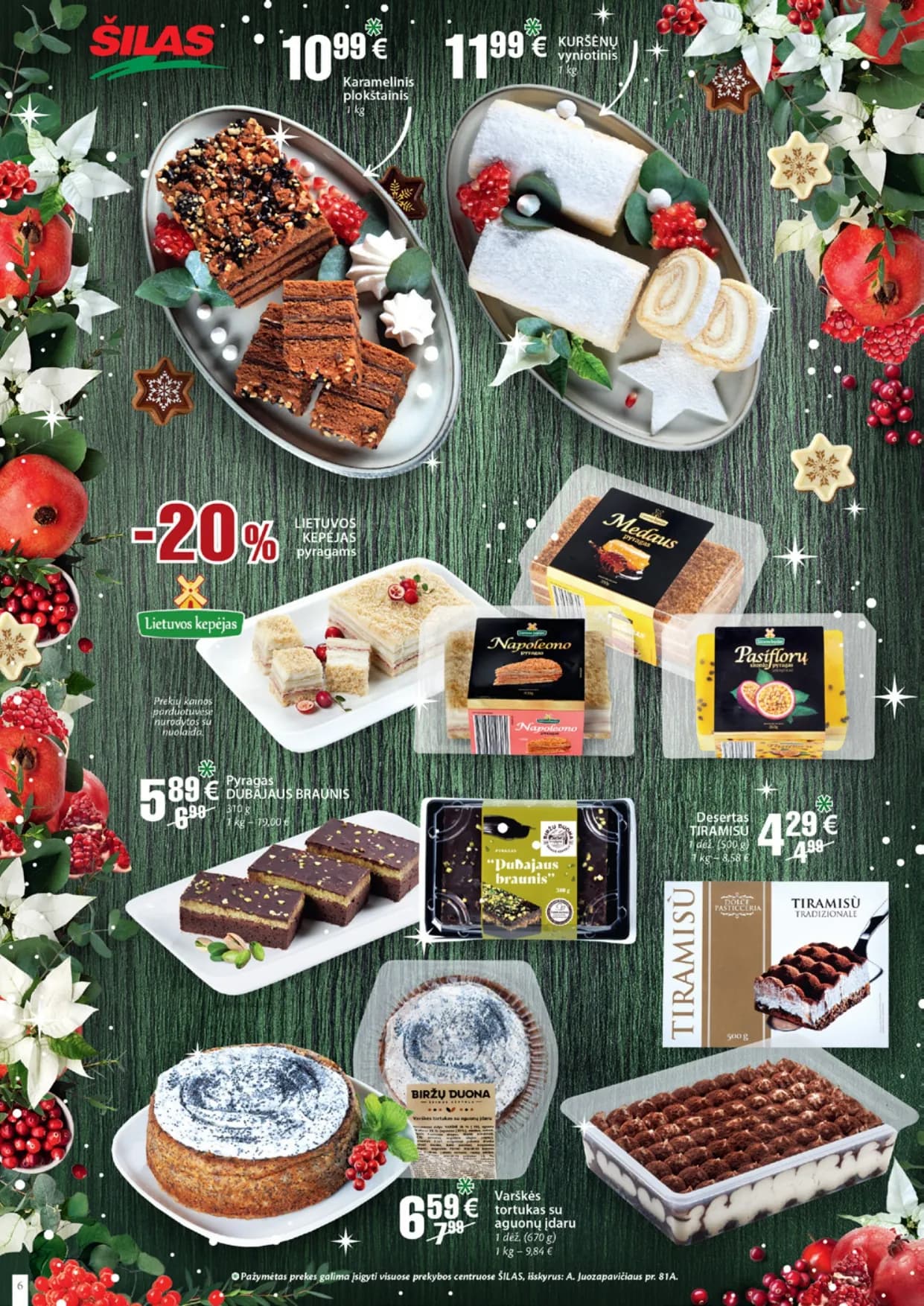 ŠILAS akcijų ir nuolaidų leidinys Nr. 25 nuo 2025.12.17 iki 2026.01.06