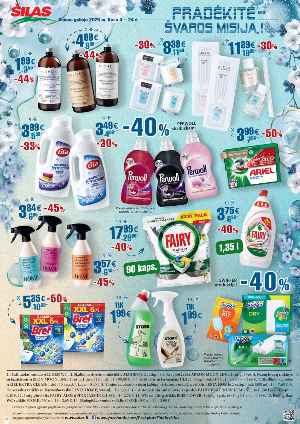 Naujas ŠILAS akcijų ir nuolaidų leidinys Nr. 5 nuo 2026.03.04 iki 2026.03.24 - 12