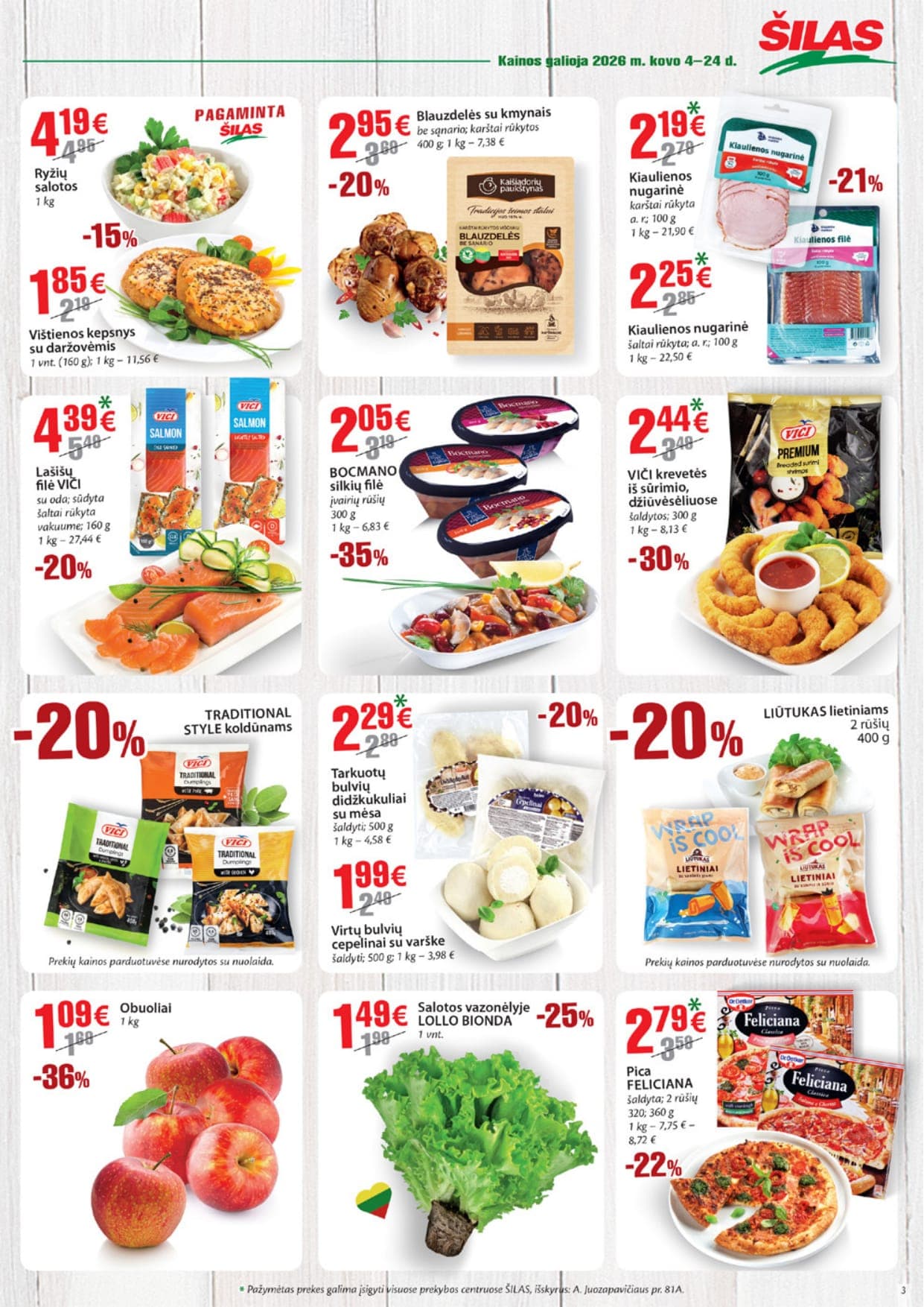 Naujas ŠILAS akcijų ir nuolaidų leidinys Nr. 5 nuo 2026.03.04 iki 2026.03.24 - 3
