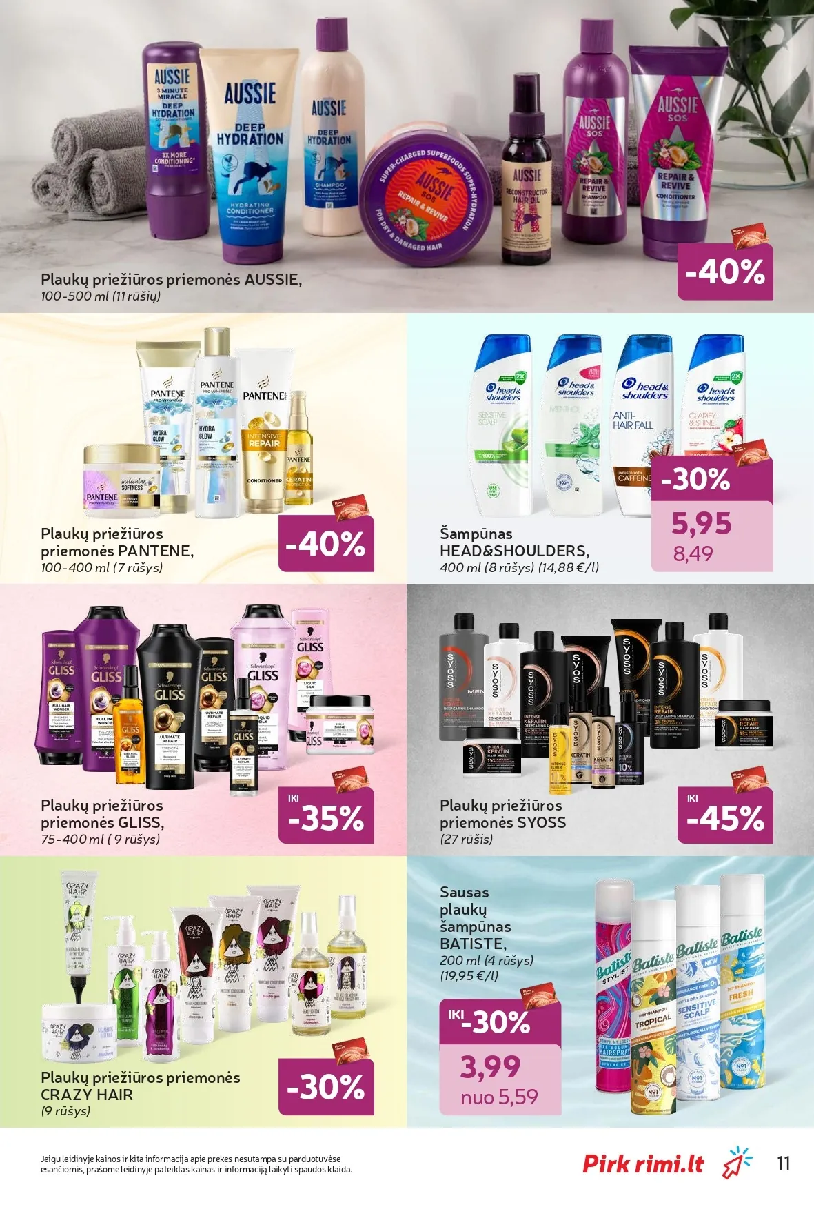 Naujas RIMI akcijų ir nuolaidų leidinys "Grožio šventė" nuo 2026.02.03 iki 2026.03.02 - 11