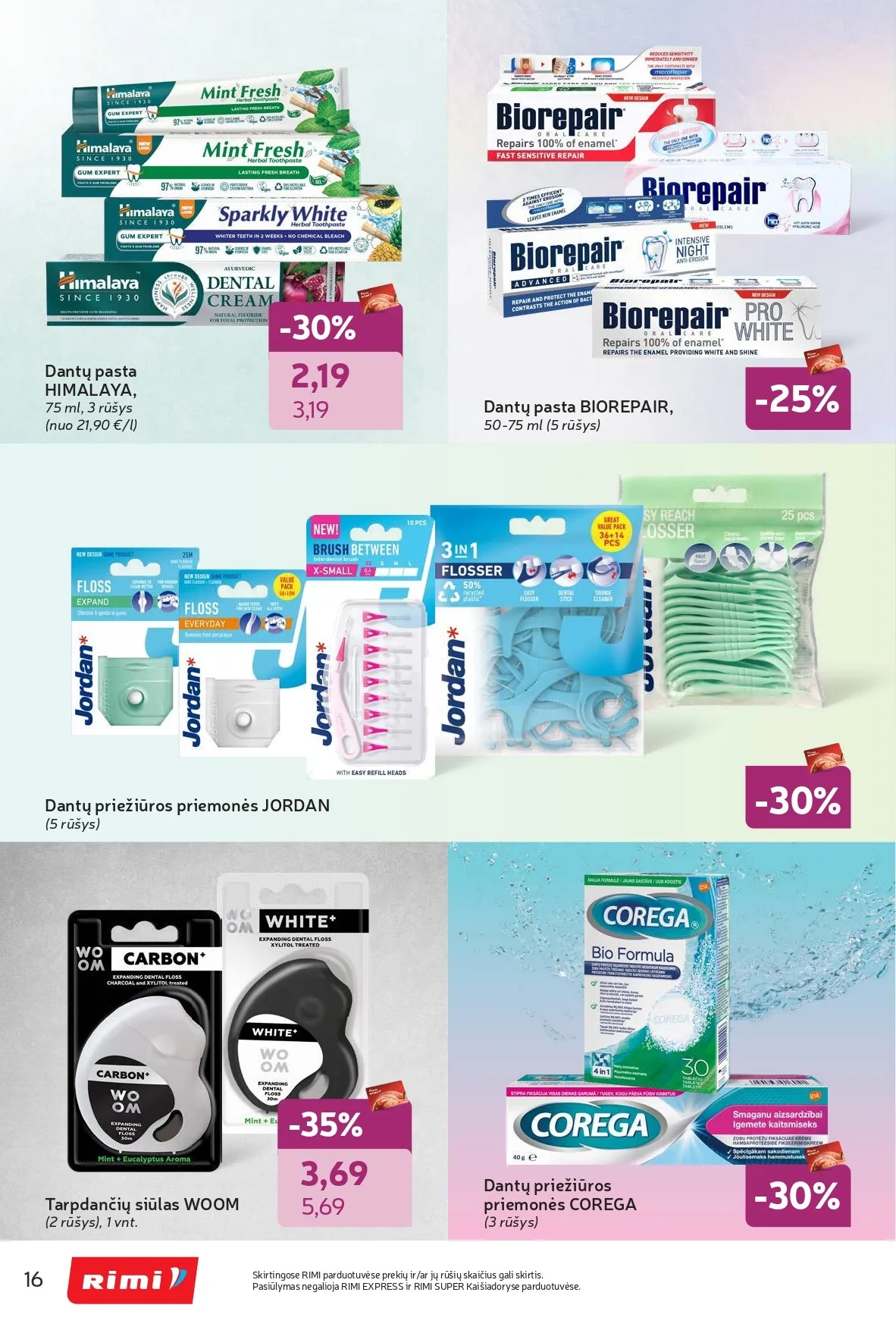 Naujas RIMI akcijų ir nuolaidų leidinys "Grožio šventė" nuo 2026.02.03 iki 2026.03.02 - 16