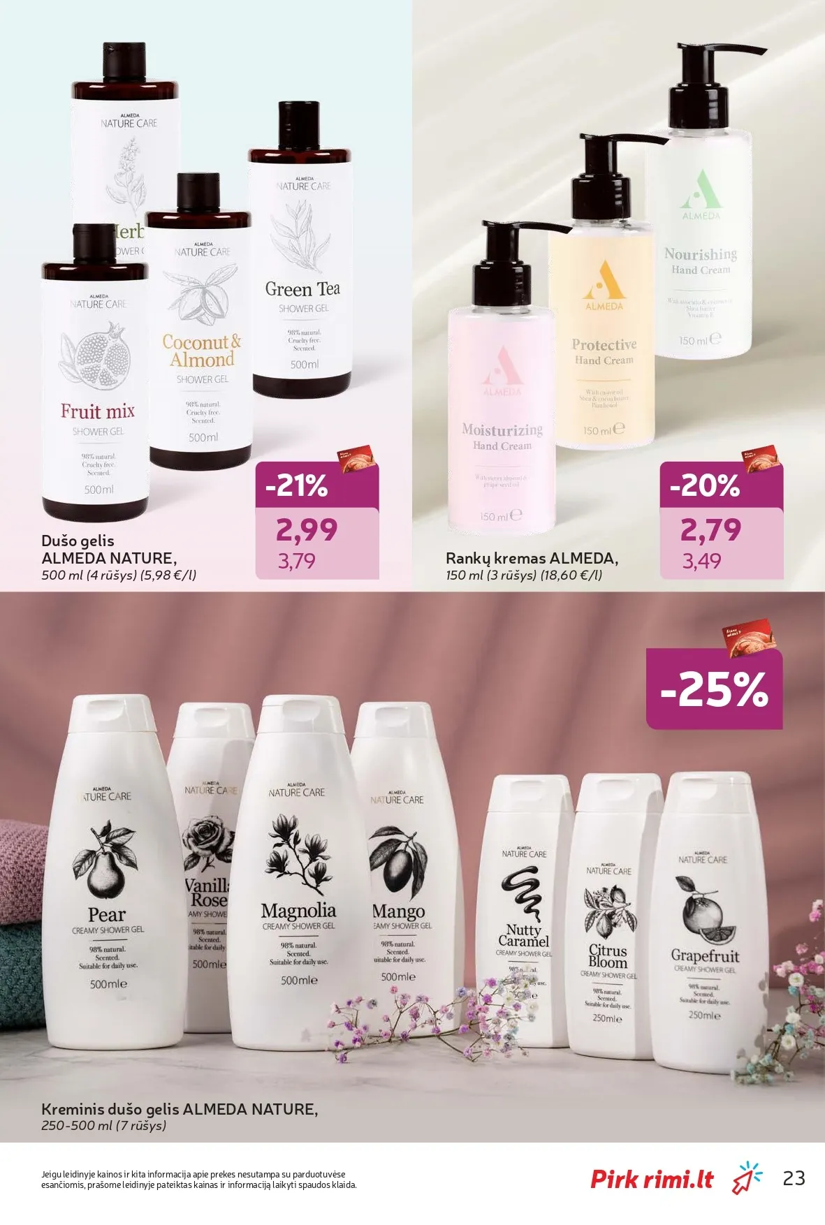 Naujas RIMI akcijų ir nuolaidų leidinys "Grožio šventė" nuo 2026.02.03 iki 2026.03.02 - 23