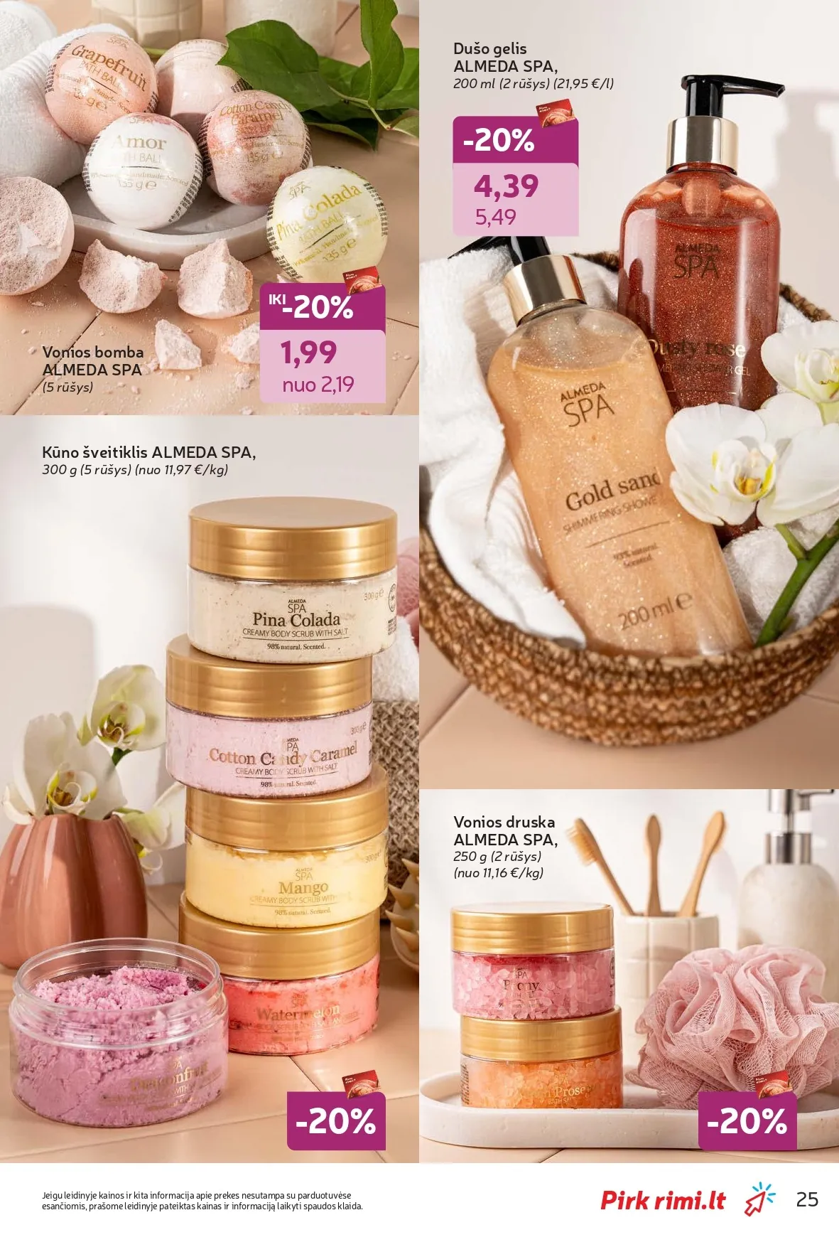 Naujas RIMI akcijų ir nuolaidų leidinys "Grožio šventė" nuo 2026.02.03 iki 2026.03.02 - 25