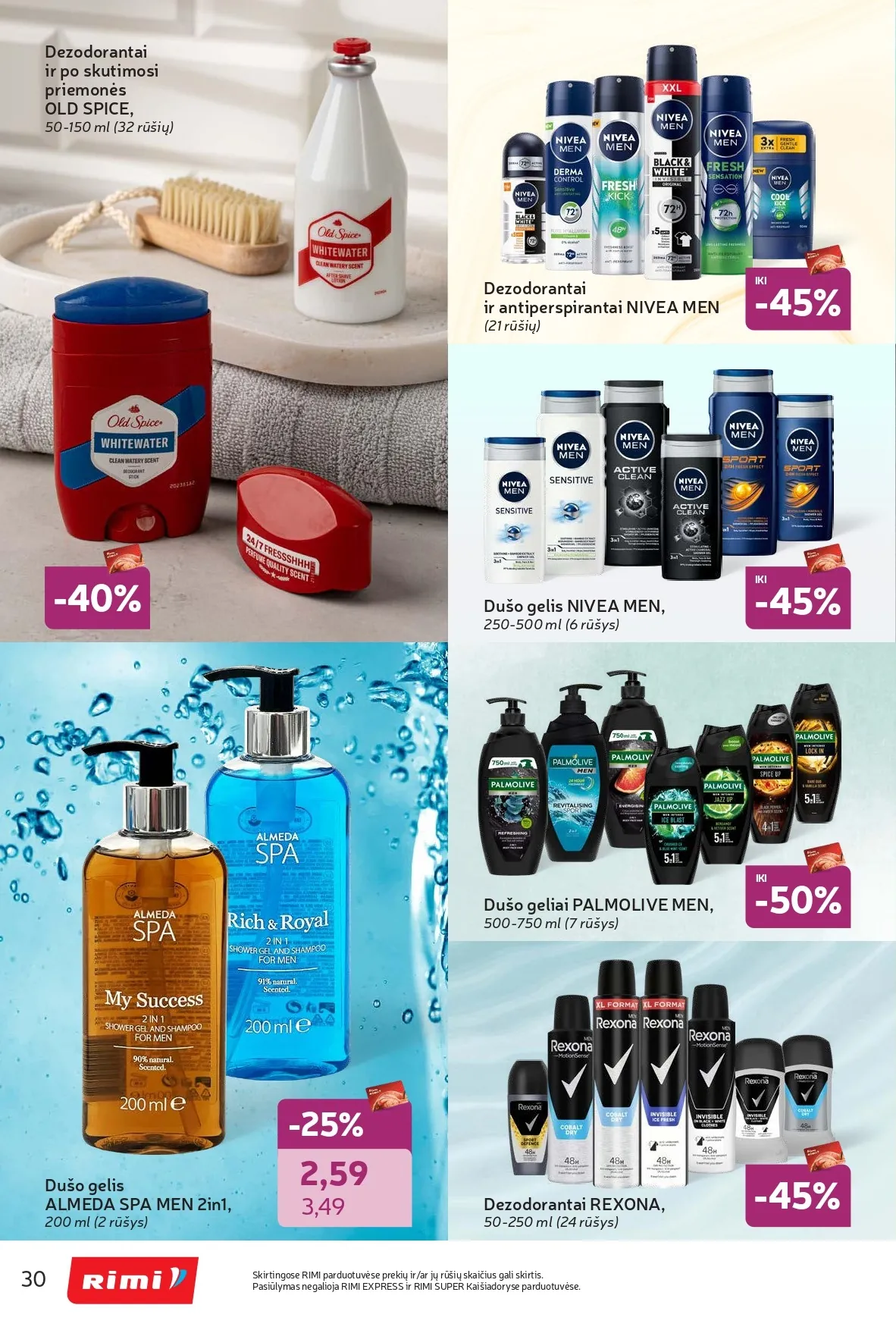 Naujas RIMI akcijų ir nuolaidų leidinys "Grožio šventė" nuo 2026.02.03 iki 2026.03.02 - 30