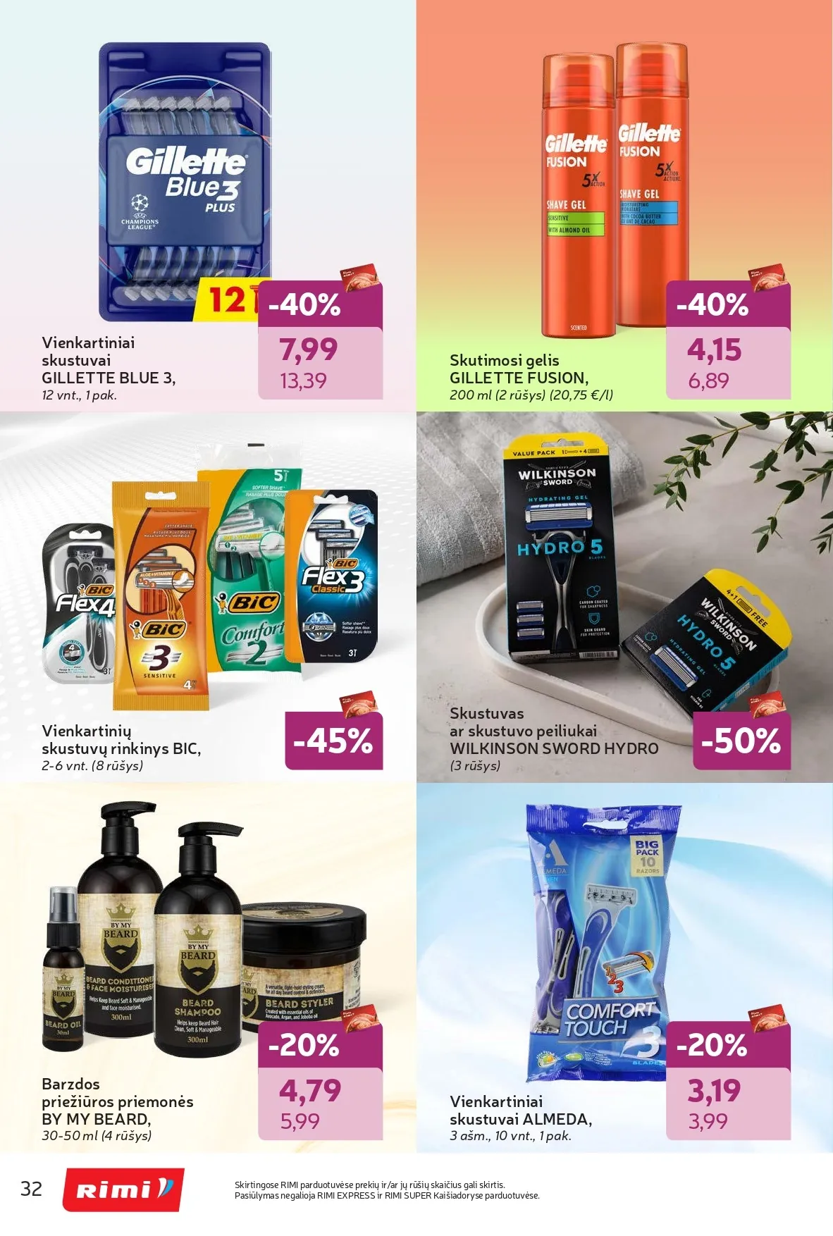Naujas RIMI akcijų ir nuolaidų leidinys "Grožio šventė" nuo 2026.02.03 iki 2026.03.02 - 32