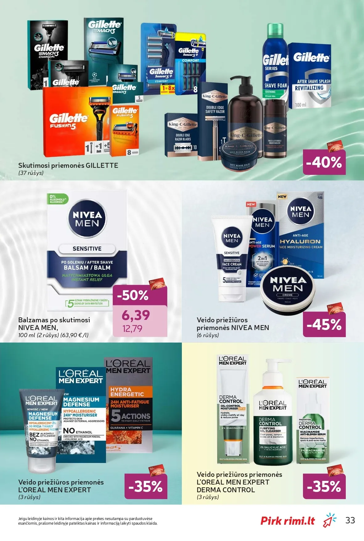 Naujas RIMI akcijų ir nuolaidų leidinys "Grožio šventė" nuo 2026.02.03 iki 2026.03.02 - 33