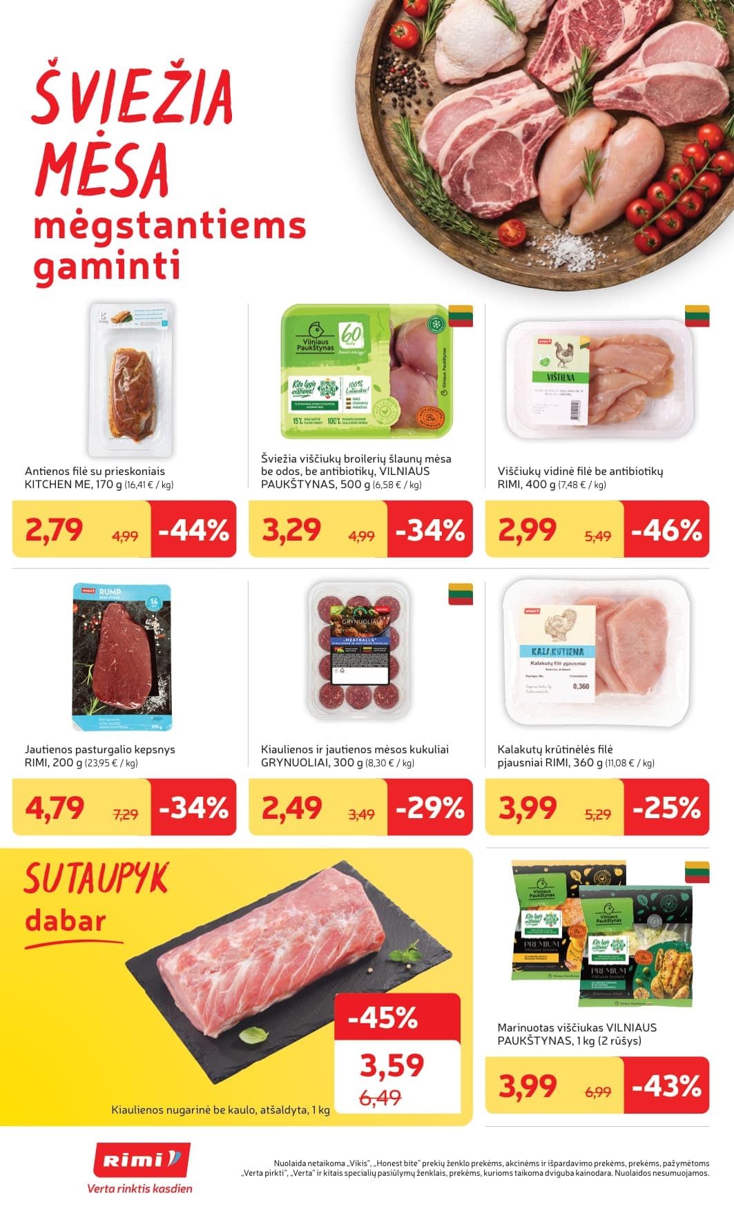 RIMI akcijų ir nuolaidų leidinys Nr. 7 nuo 2026.02.10 iki 2026.02.16 - 14