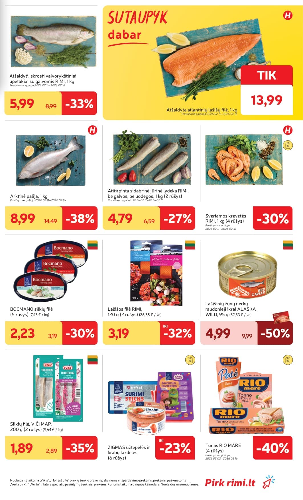 RIMI akcijų ir nuolaidų leidinys Nr. 7 nuo 2026.02.10 iki 2026.02.16 - 15