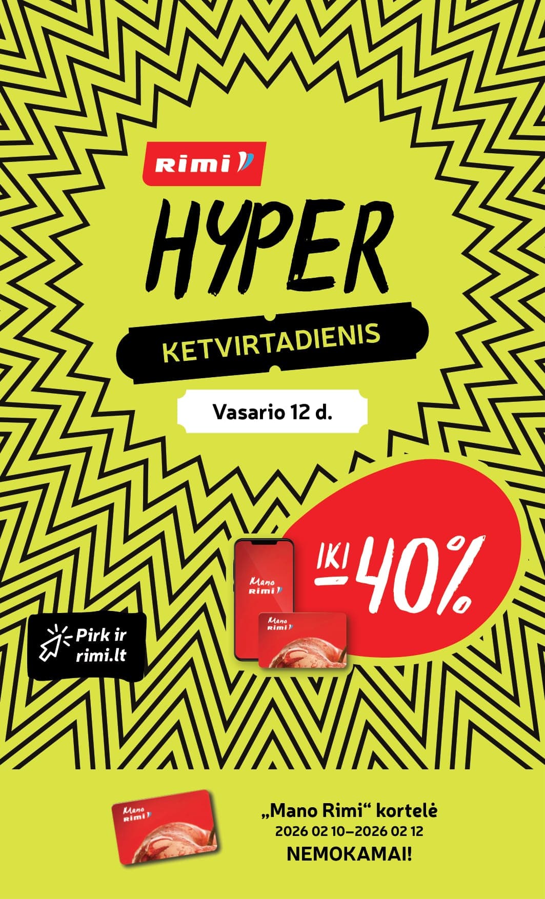 RIMI akcijų ir nuolaidų leidinys Nr. 7 nuo 2026.02.10 iki 2026.02.16 - 2
