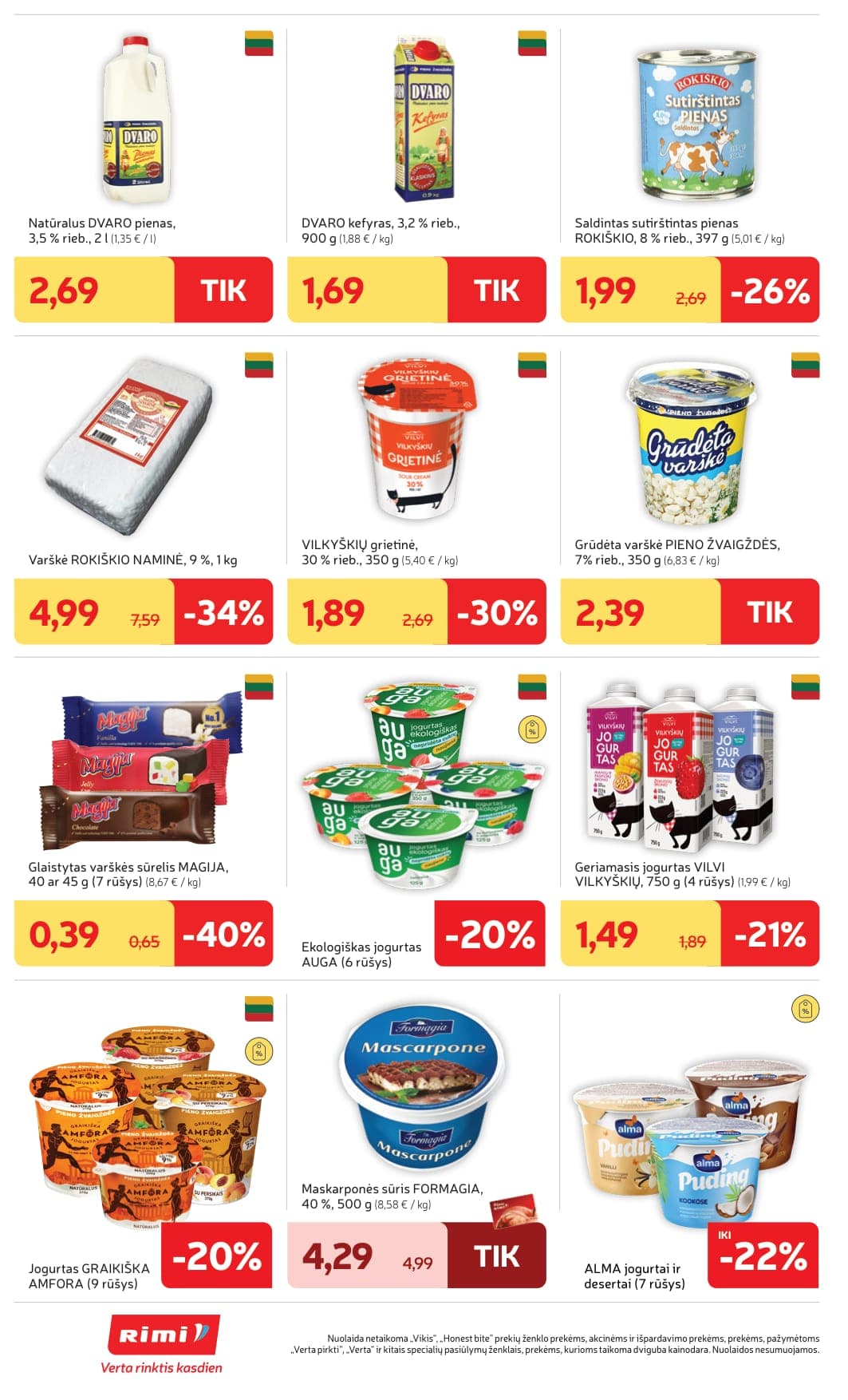 RIMI akcijų ir nuolaidų leidinys Nr. 7 nuo 2026.02.10 iki 2026.02.16 - 26