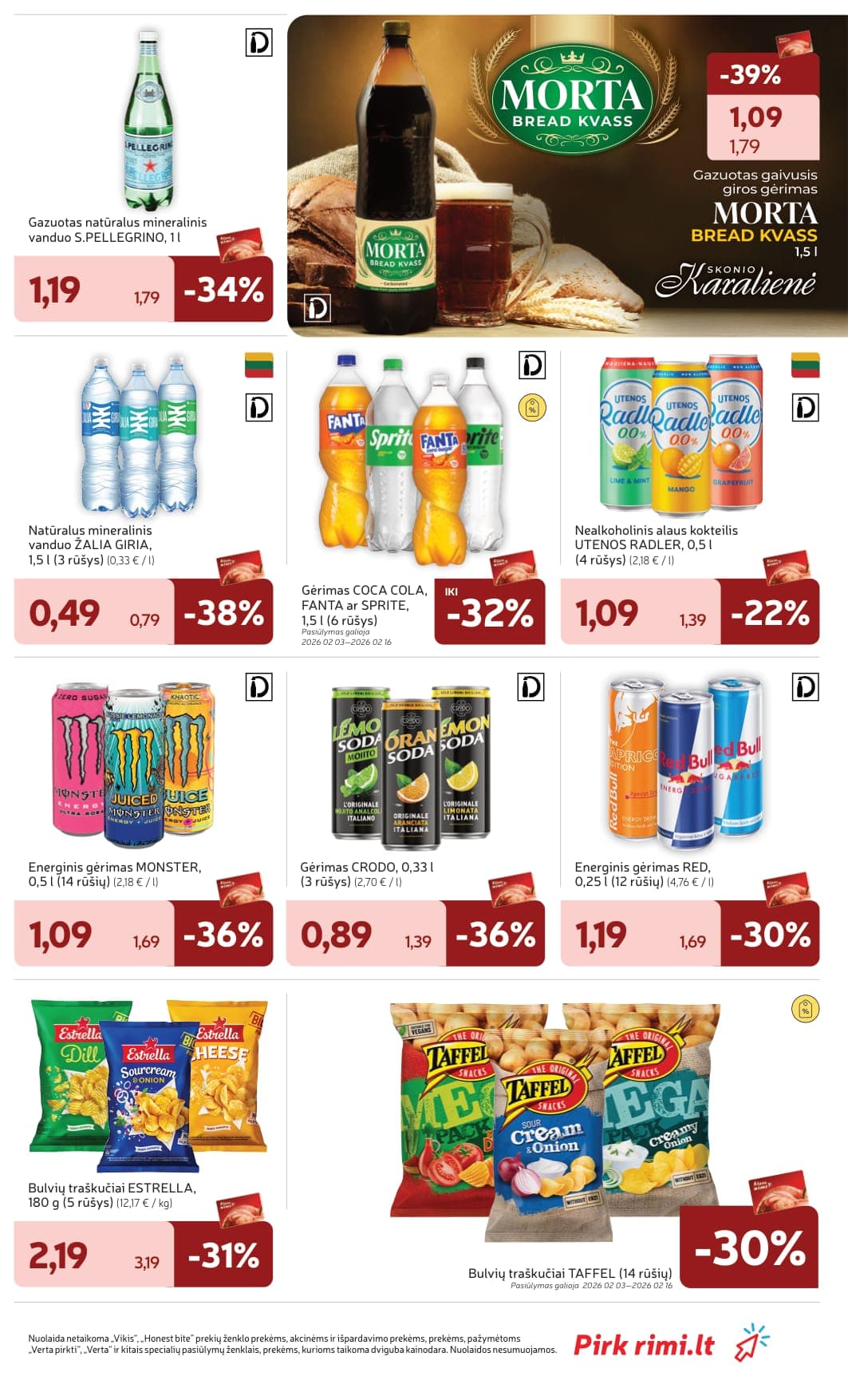 RIMI akcijų ir nuolaidų leidinys Nr. 7 nuo 2026.02.10 iki 2026.02.16 - 31