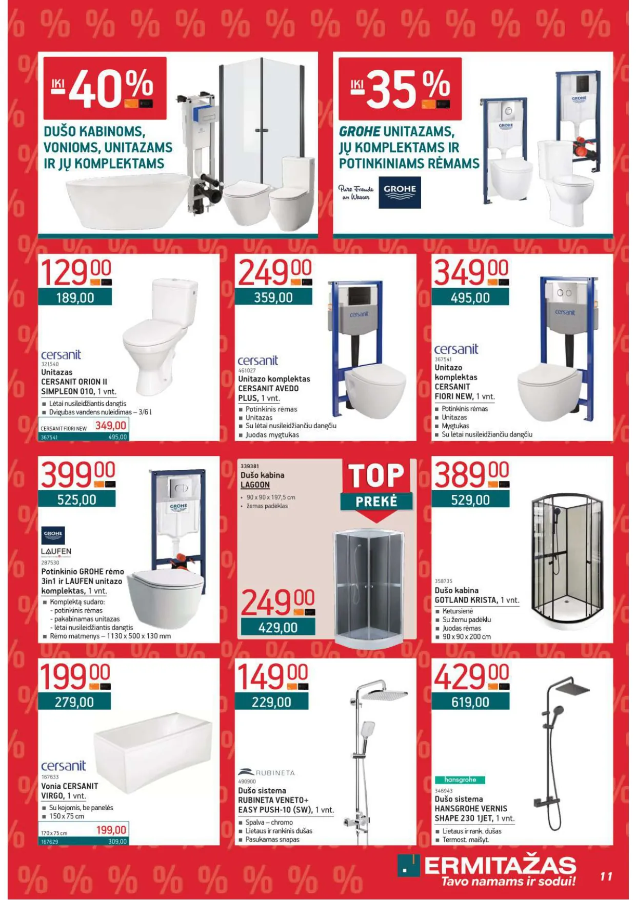 ERMITAŽAS akcijų ir nuolaidų leidinys Nr. 2 nuo 2026.02.02 iki 2026.03.01 - 11