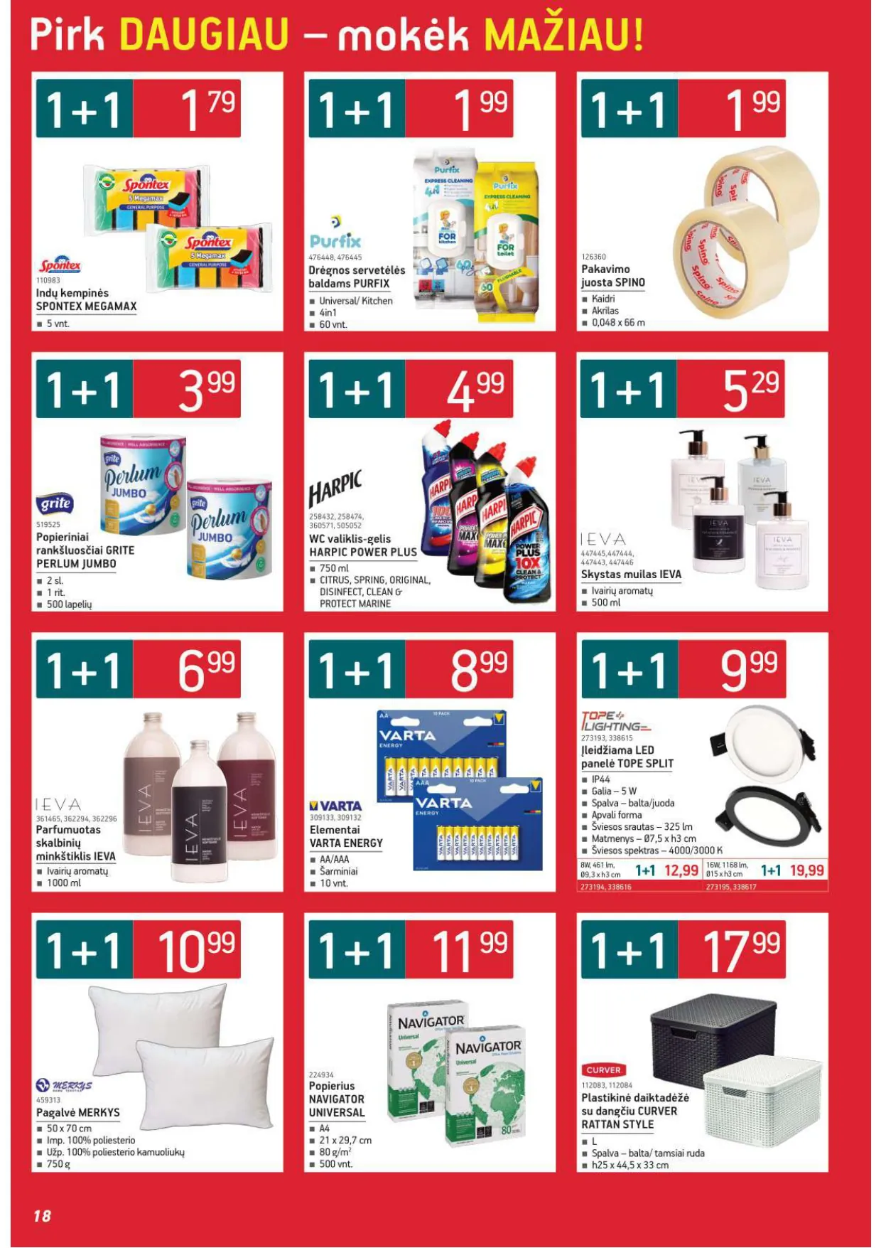 ERMITAŽAS akcijų ir nuolaidų leidinys Nr. 2 nuo 2026.02.02 iki 2026.03.01 - 18