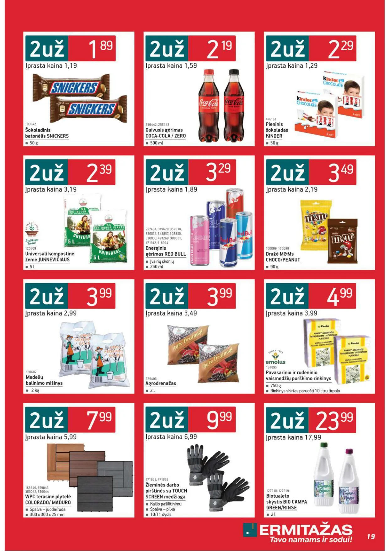 ERMITAŽAS akcijų ir nuolaidų leidinys Nr. 2 nuo 2026.02.02 iki 2026.03.01 - 19
