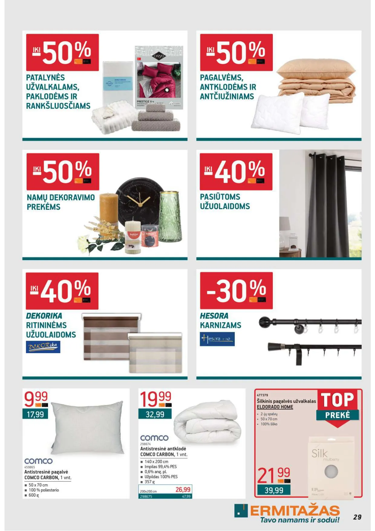 ERMITAŽAS akcijų ir nuolaidų leidinys Nr. 2 nuo 2026.02.02 iki 2026.03.01 - 29