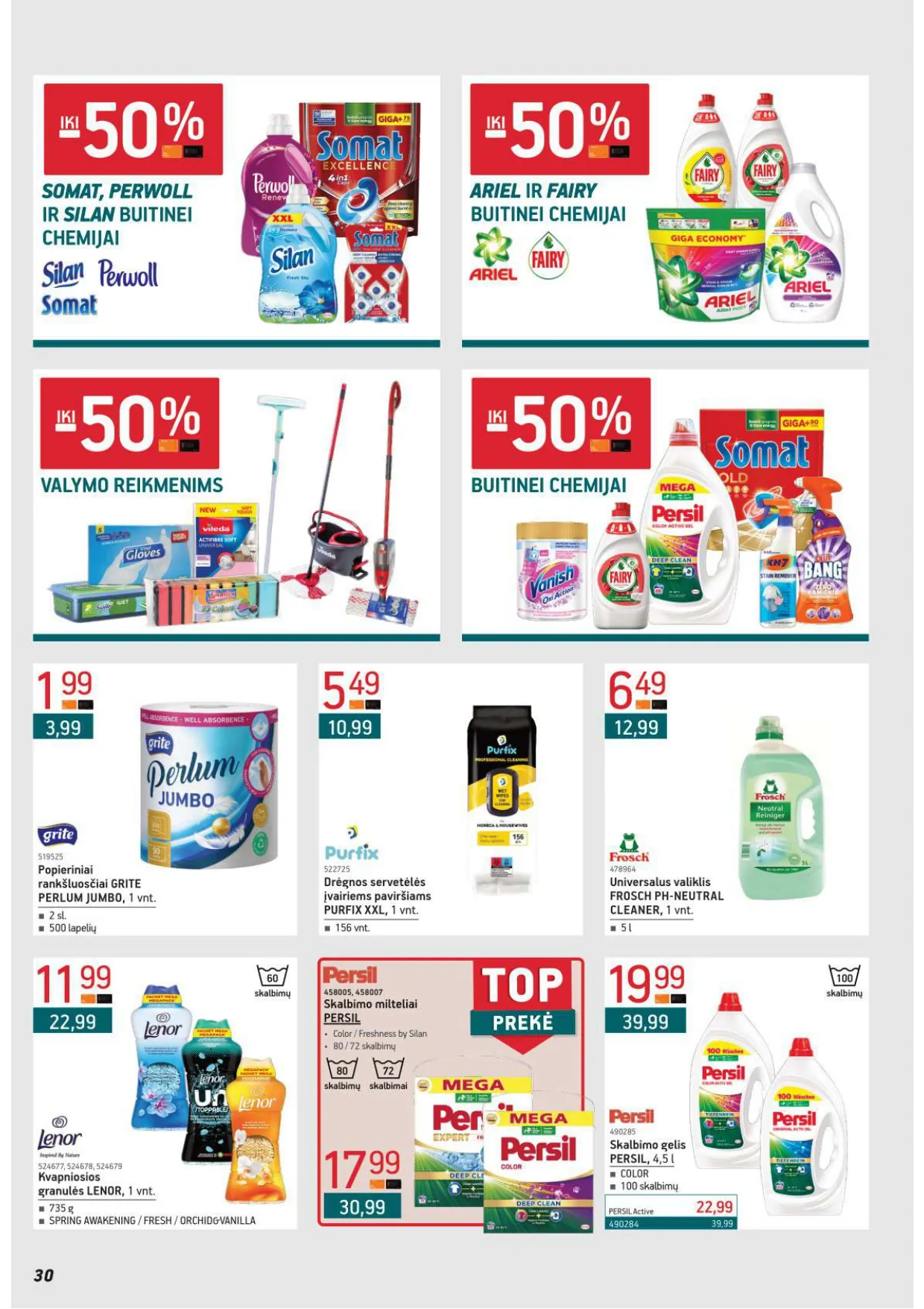 ERMITAŽAS akcijų ir nuolaidų leidinys Nr. 2 nuo 2026.02.02 iki 2026.03.01