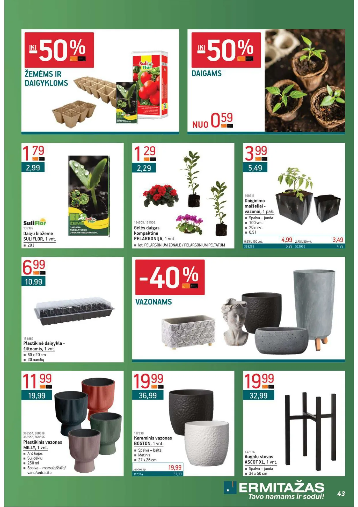 ERMITAŽAS akcijų ir nuolaidų leidinys Nr. 2 nuo 2026.02.02 iki 2026.03.01 - 43