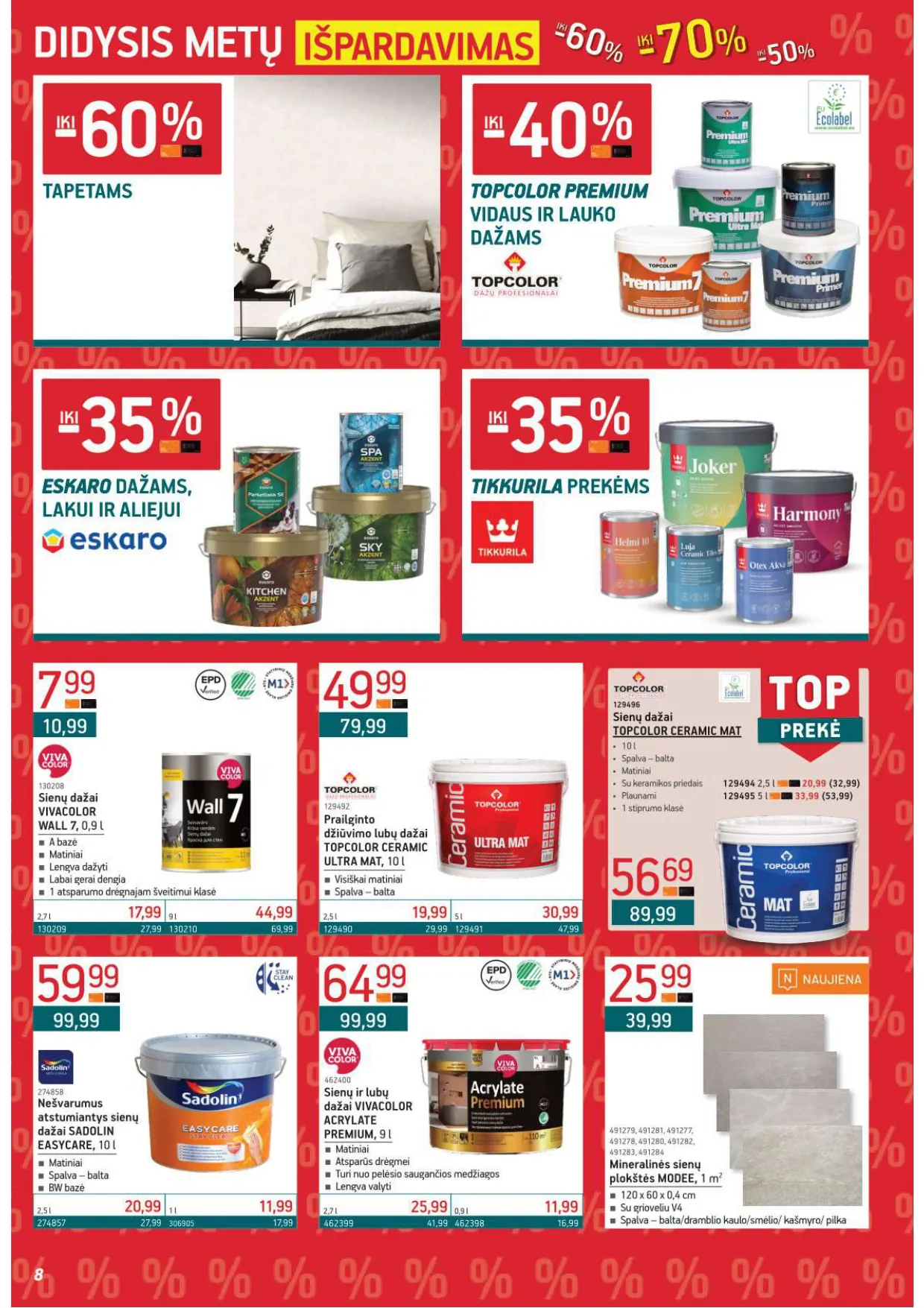 ERMITAŽAS akcijų ir nuolaidų leidinys Nr. 2 nuo 2026.02.02 iki 2026.03.01 - 8