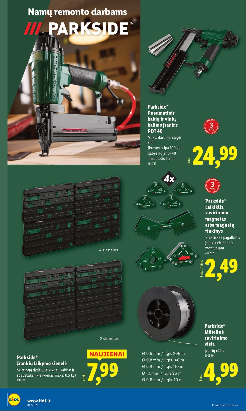 LIDL ne maisto prekių akcijų ir nuolaidų leidinys Nr. 8 nuo 2026.02.16 iki 2026.02.22 - 4