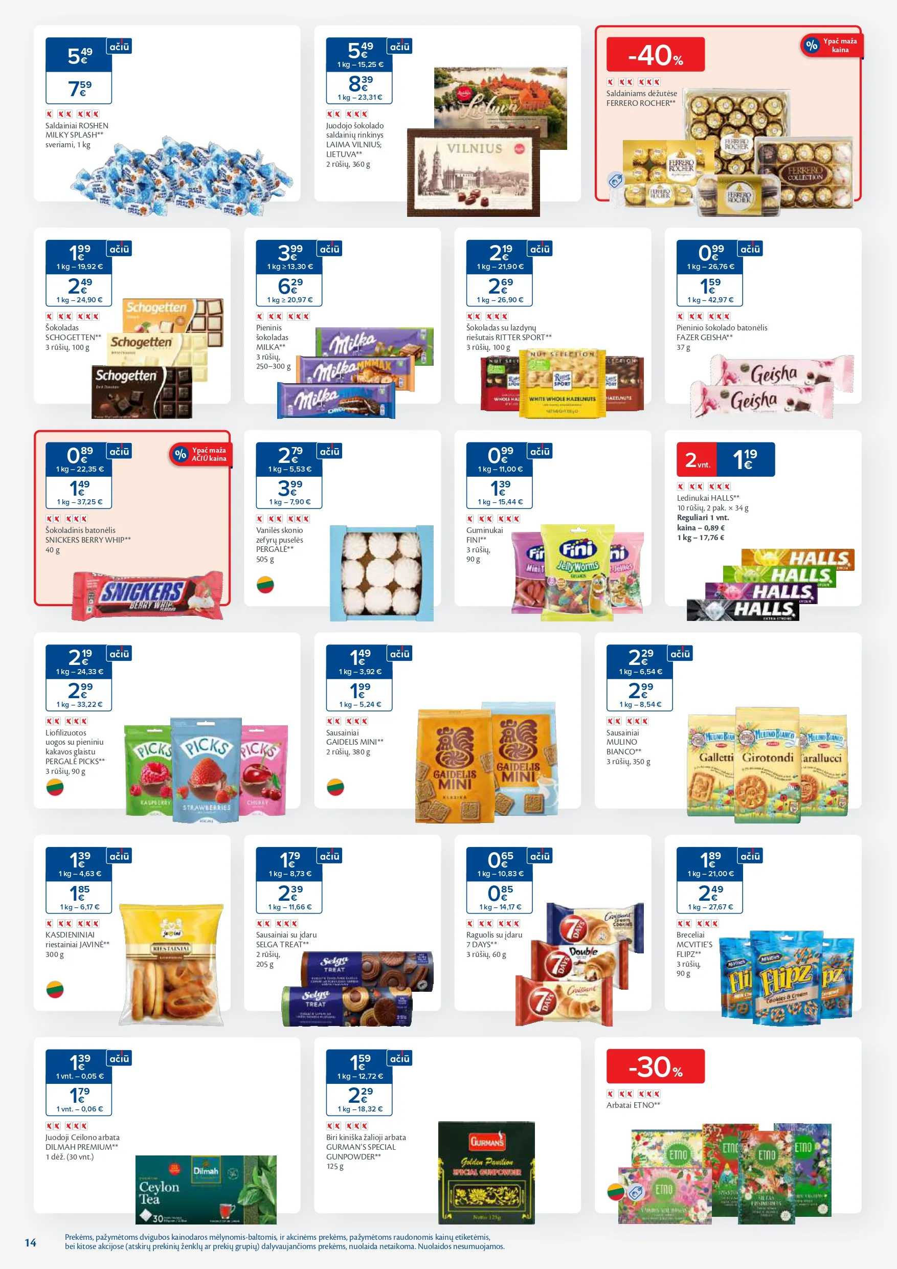 MAXIMA akcijų ir nuolaidų leidinys Nr. 1 nuo 2025.12.29 iki 2026.01.05