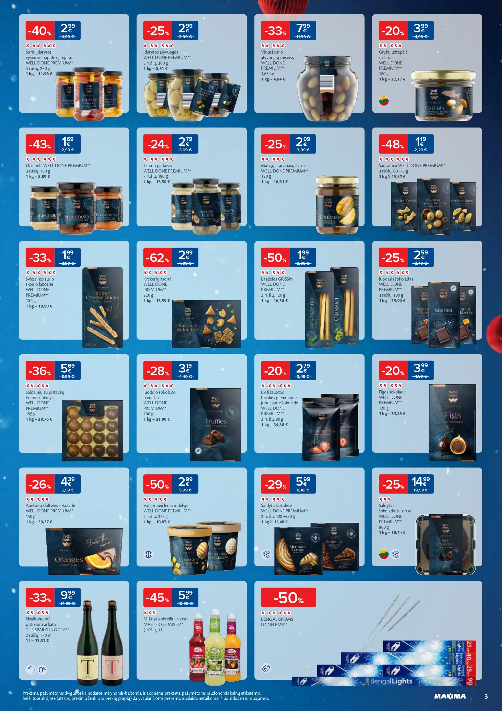MAXIMA akcijų ir nuolaidų leidinys Nr. 1 nuo 2025.12.29 iki 2026.01.05