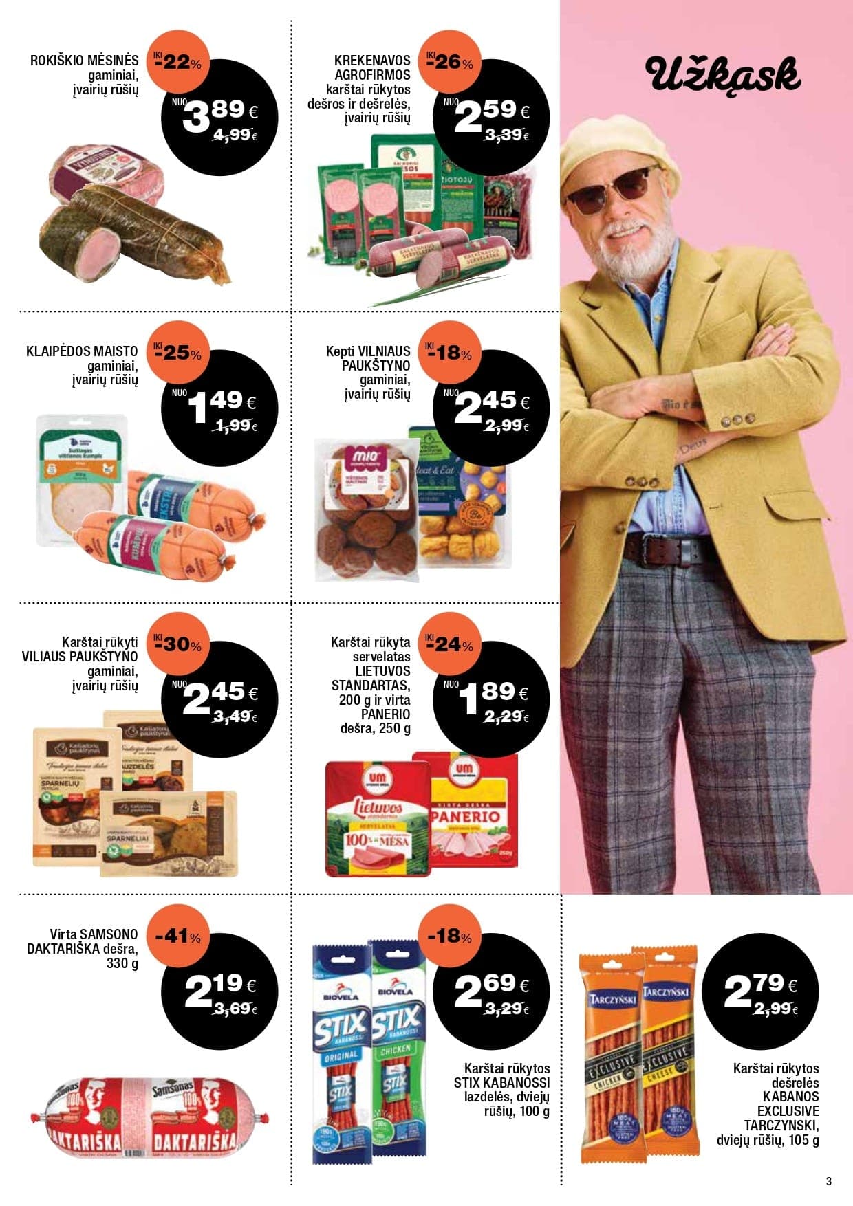 EXPRESS MARKET akcijų ir nuolaidų leidinys nuo 2026.02.15 iki 2026.03.07 - 3