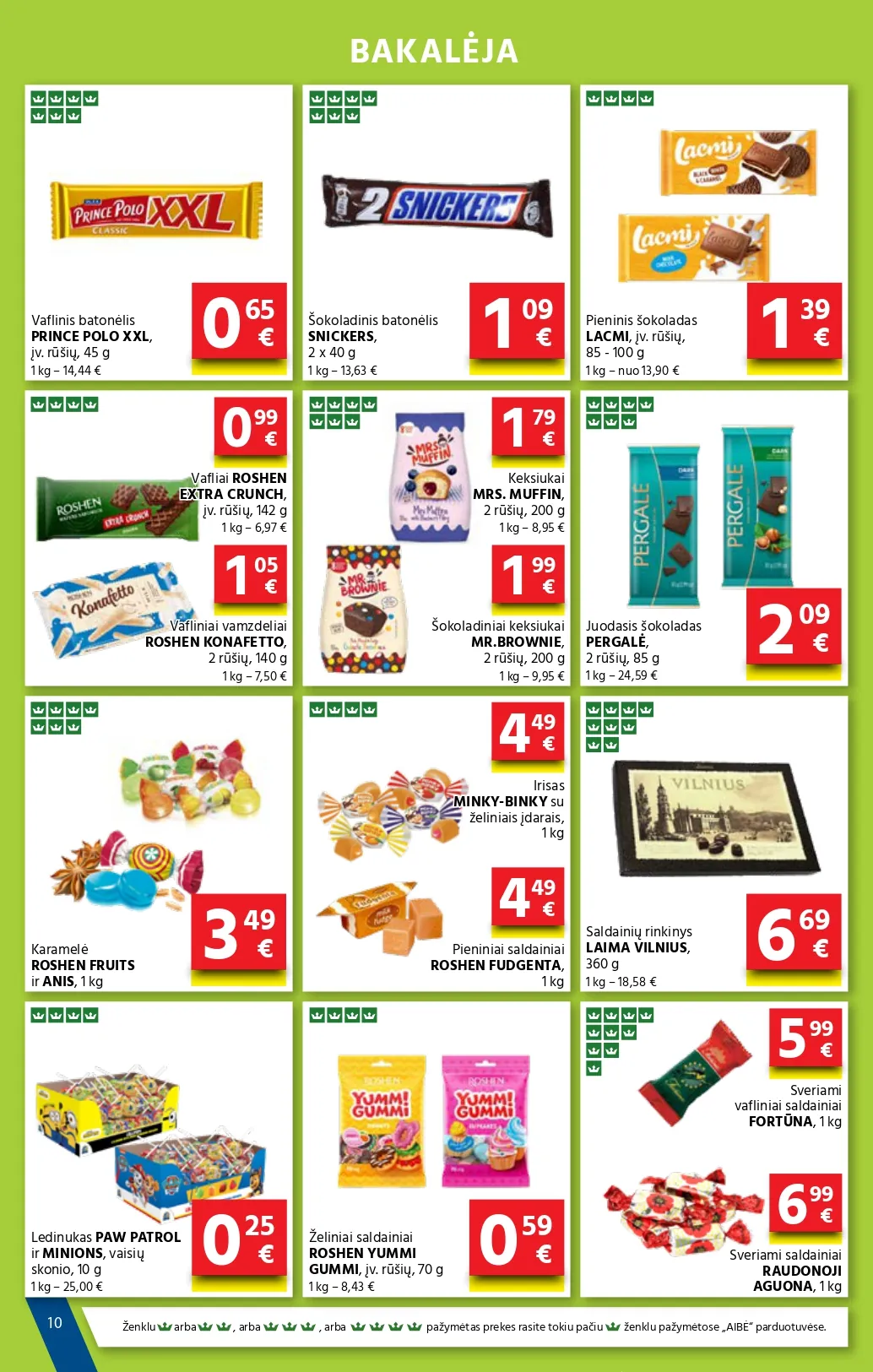 AIBĖ akcijų ir nuolaidų leidinys Nr. 1 nuo 2026.01.08 iki 2026.01.20 - 10