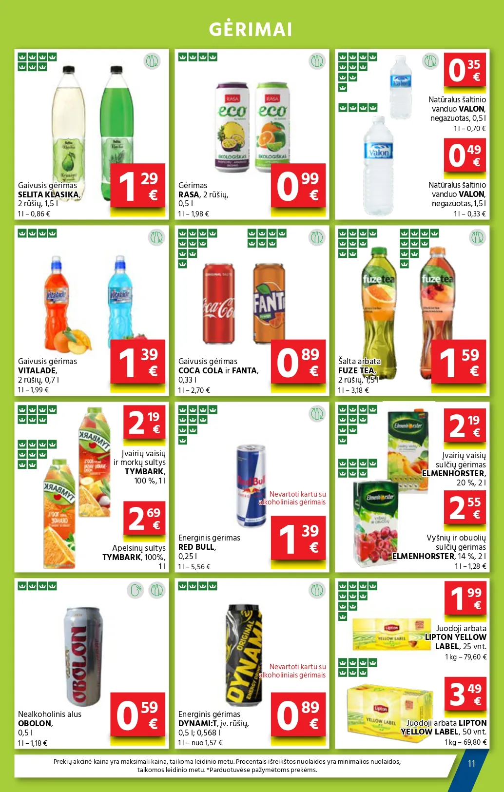 AIBĖ akcijų ir nuolaidų leidinys Nr. 1 nuo 2026.01.08 iki 2026.01.20 - 11