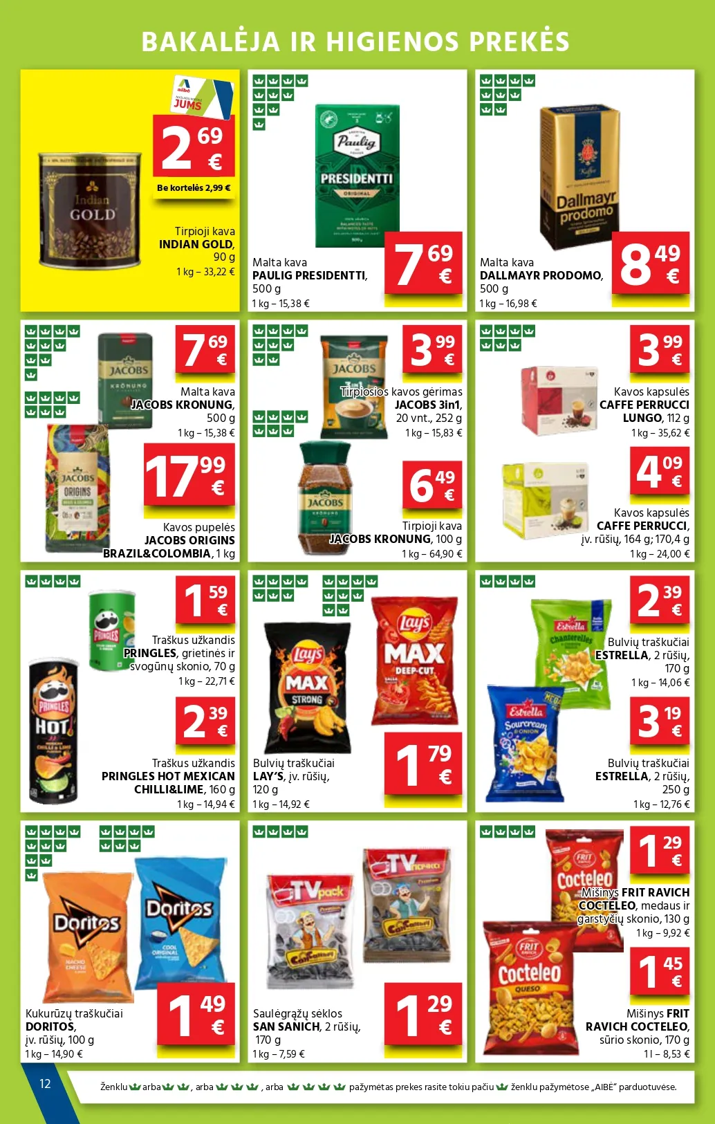AIBĖ akcijų ir nuolaidų leidinys Nr. 1 nuo 2026.01.08 iki 2026.01.20 - 12