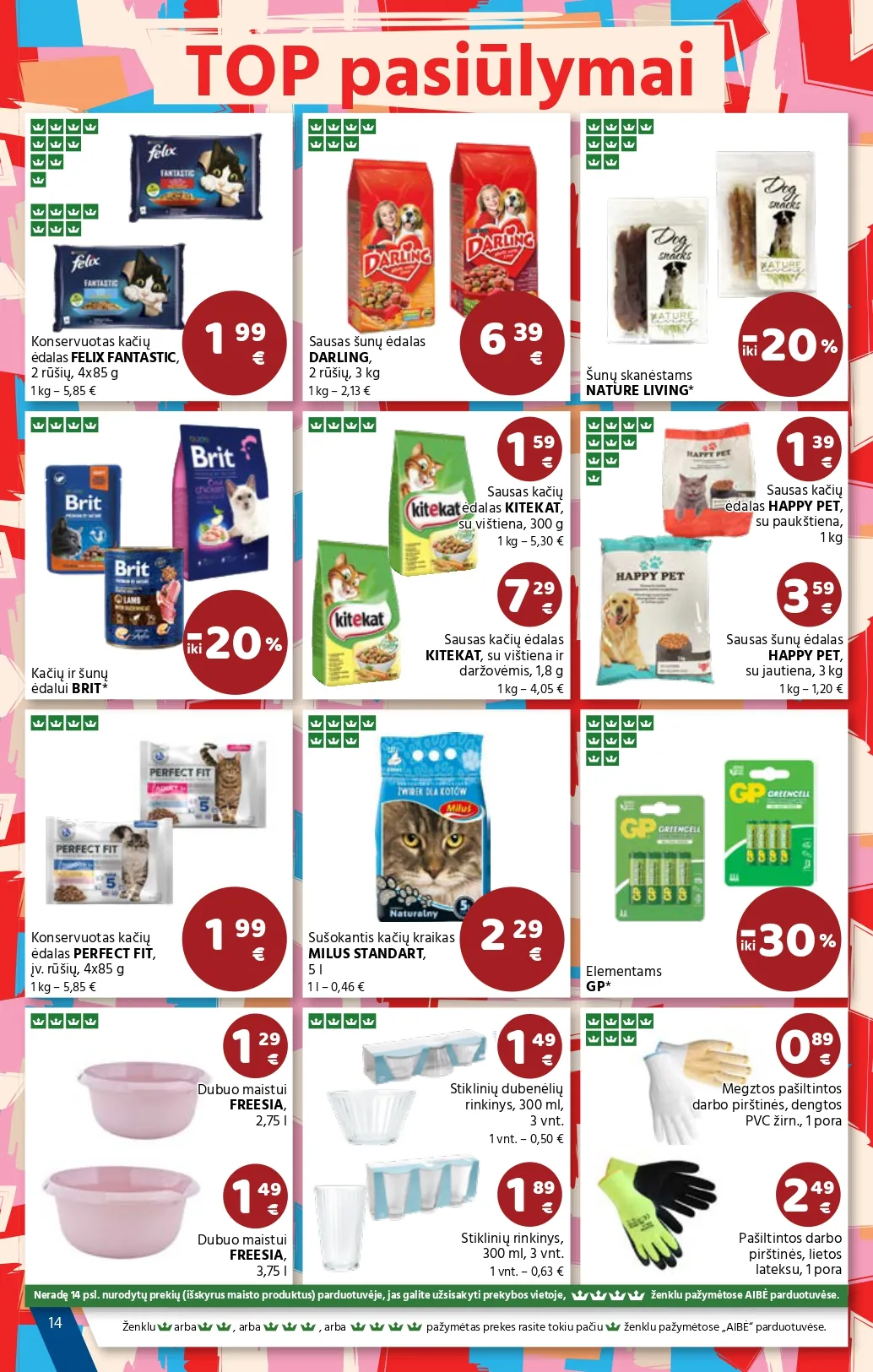 AIBĖ akcijų ir nuolaidų leidinys Nr. 1 nuo 2026.01.08 iki 2026.01.20 - 14