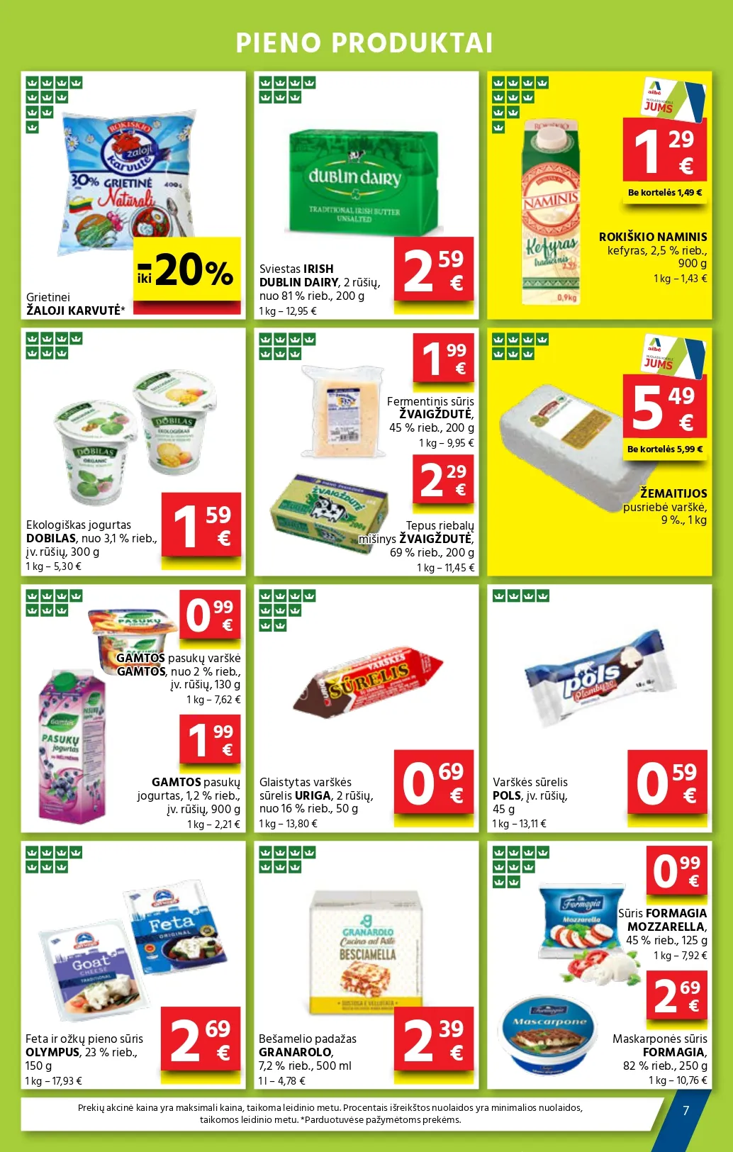 AIBĖ akcijų ir nuolaidų leidinys Nr. 1 nuo 2026.01.08 iki 2026.01.20