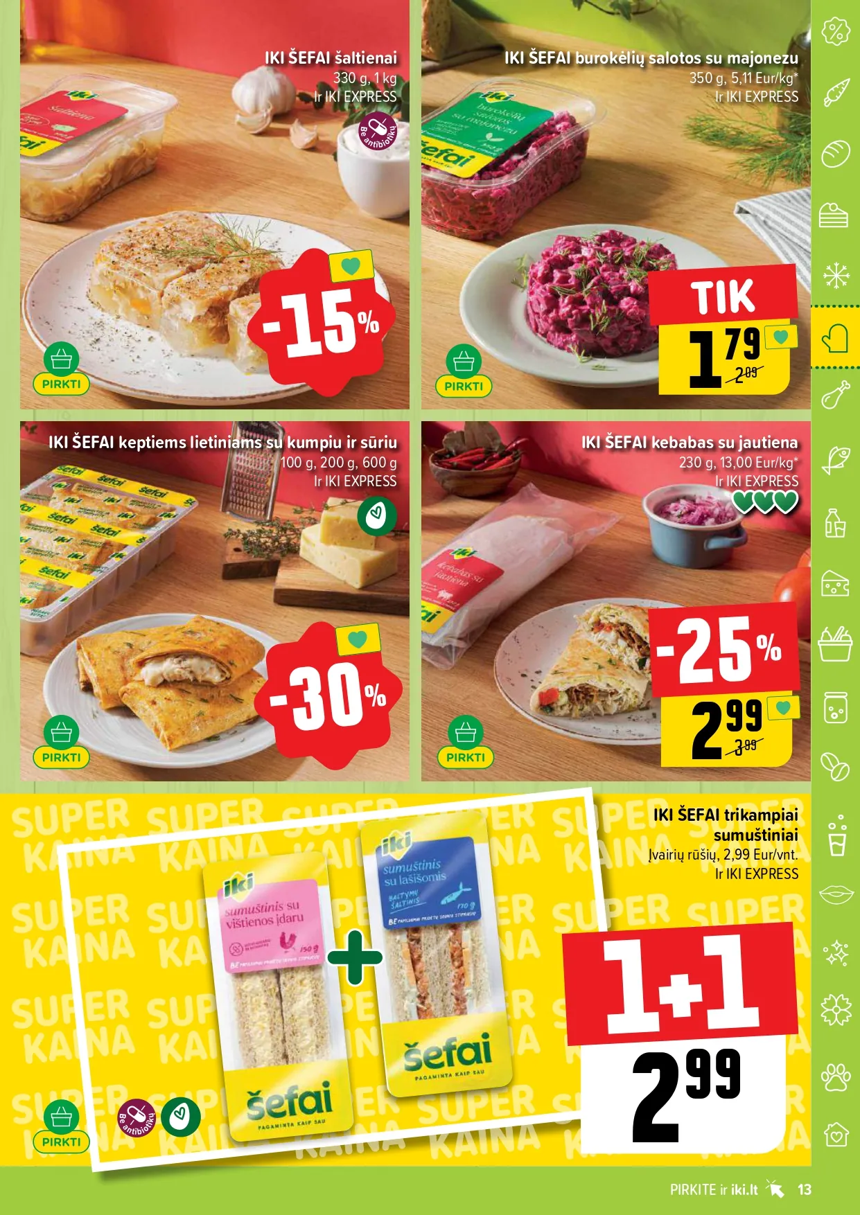 IKI akcijų ir nuolaidų leidinys Nr. 3 nuo 2026.01.12 iki 2026.01.18 - 13