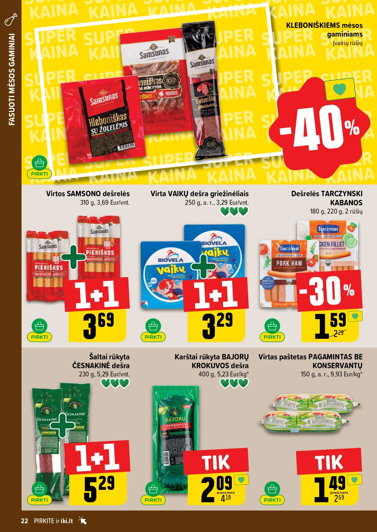 IKI akcijų ir nuolaidų leidinys Nr. 3 nuo 2026.01.12 iki 2026.01.18 - 22