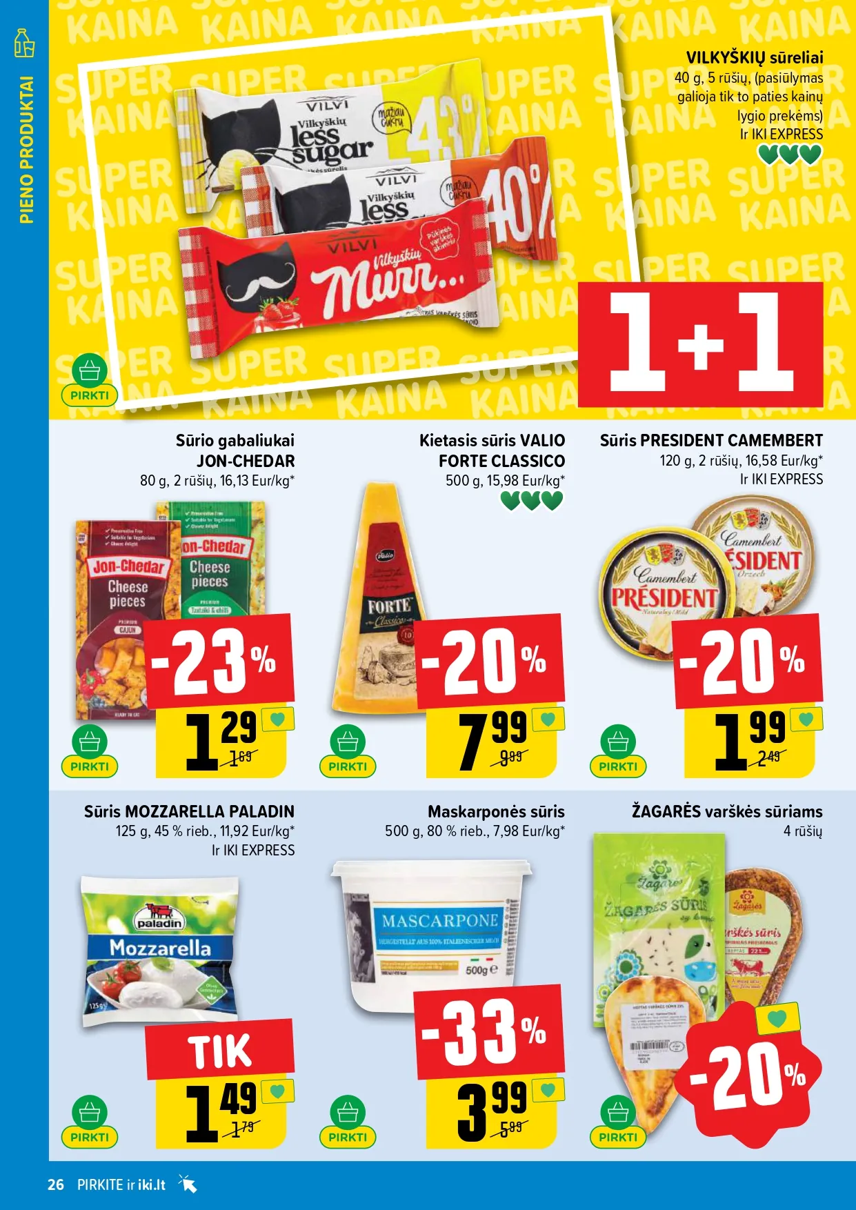 IKI akcijų ir nuolaidų leidinys Nr. 3 nuo 2026.01.12 iki 2026.01.18 - 26