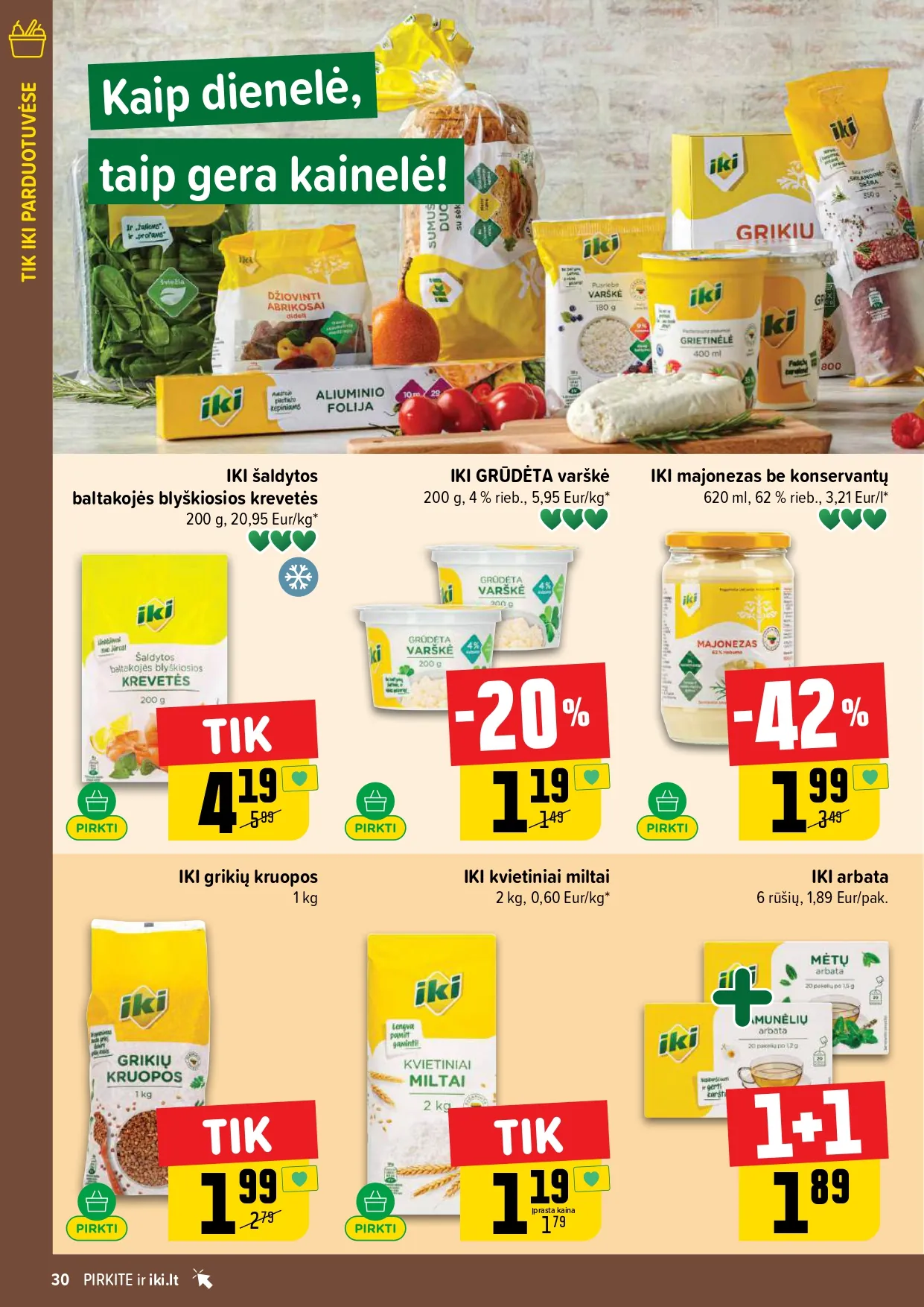 IKI akcijų ir nuolaidų leidinys Nr. 3 nuo 2026.01.12 iki 2026.01.18 - 30