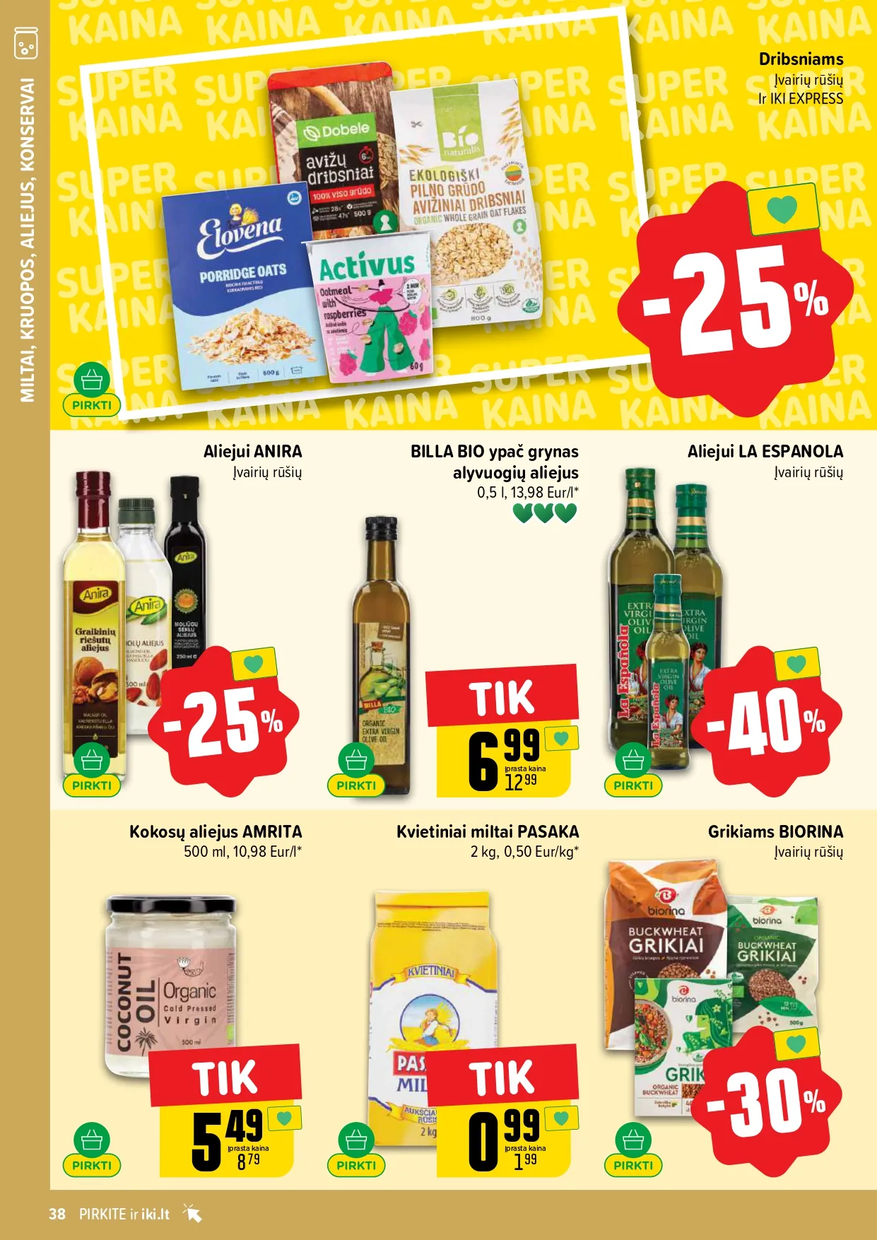 IKI akcijų ir nuolaidų leidinys Nr. 3 nuo 2026.01.12 iki 2026.01.18 - 38
