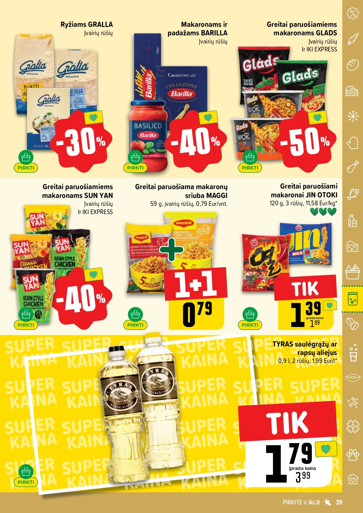 IKI akcijų ir nuolaidų leidinys Nr. 3 nuo 2026.01.12 iki 2026.01.18 - 39