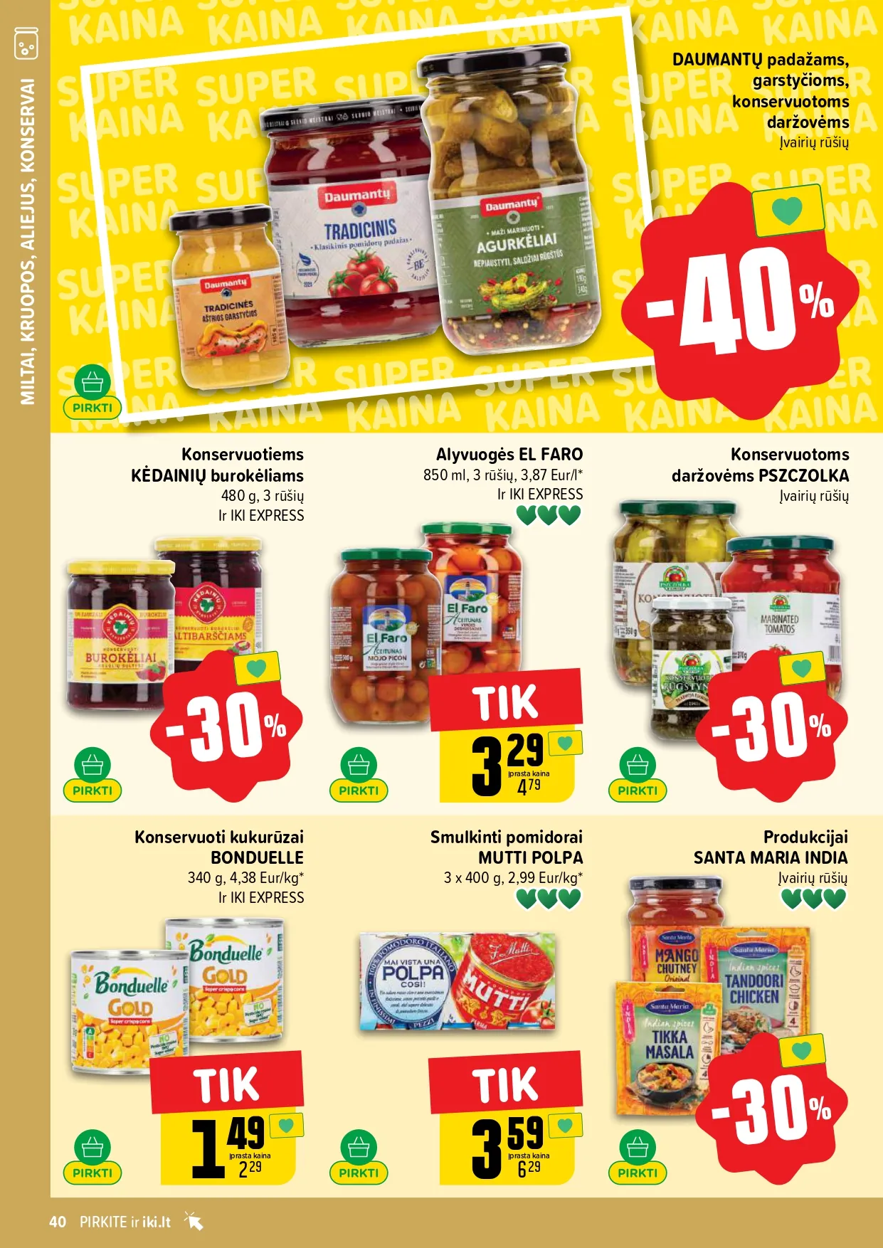 IKI akcijų ir nuolaidų leidinys Nr. 3 nuo 2026.01.12 iki 2026.01.18 - 40