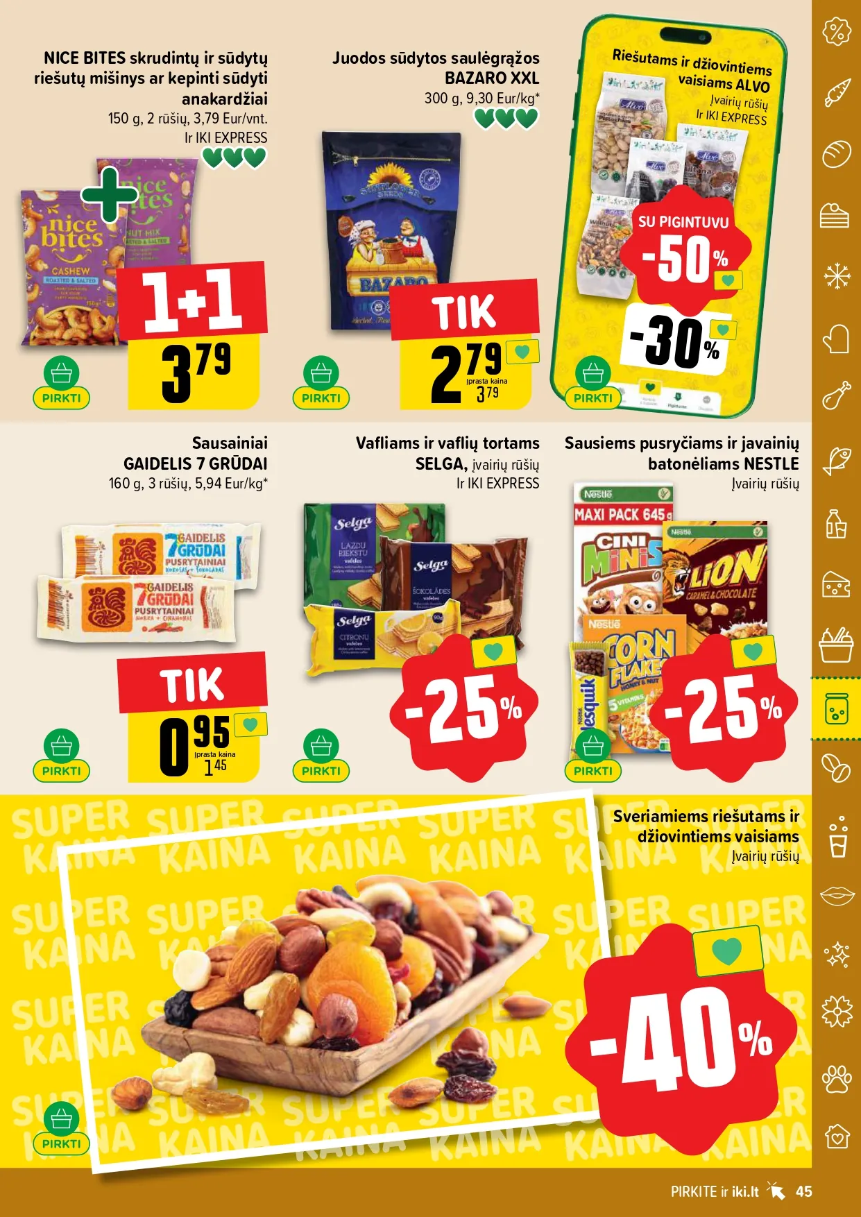 IKI akcijų ir nuolaidų leidinys Nr. 3 nuo 2026.01.12 iki 2026.01.18 - 45