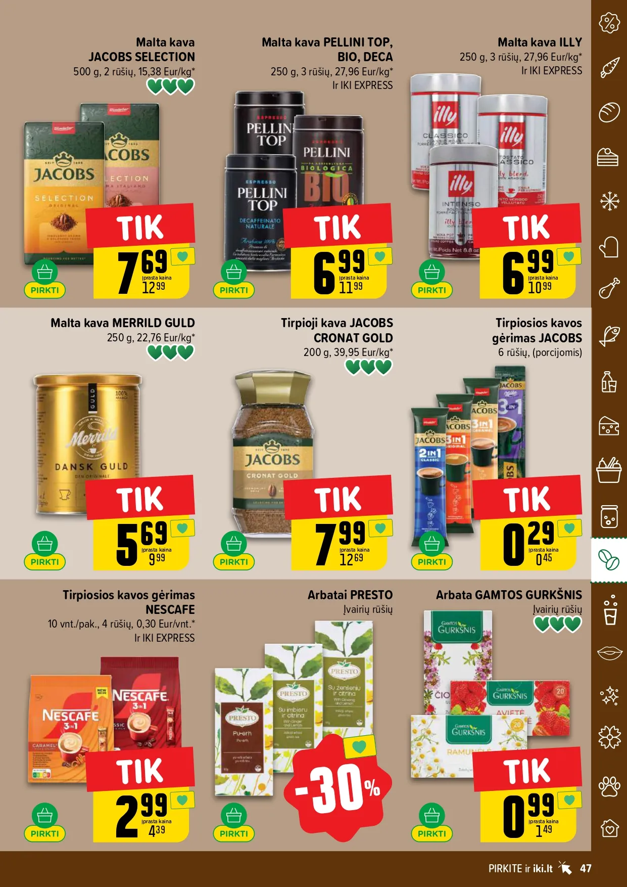 IKI akcijų ir nuolaidų leidinys Nr. 3 nuo 2026.01.12 iki 2026.01.18 - 47